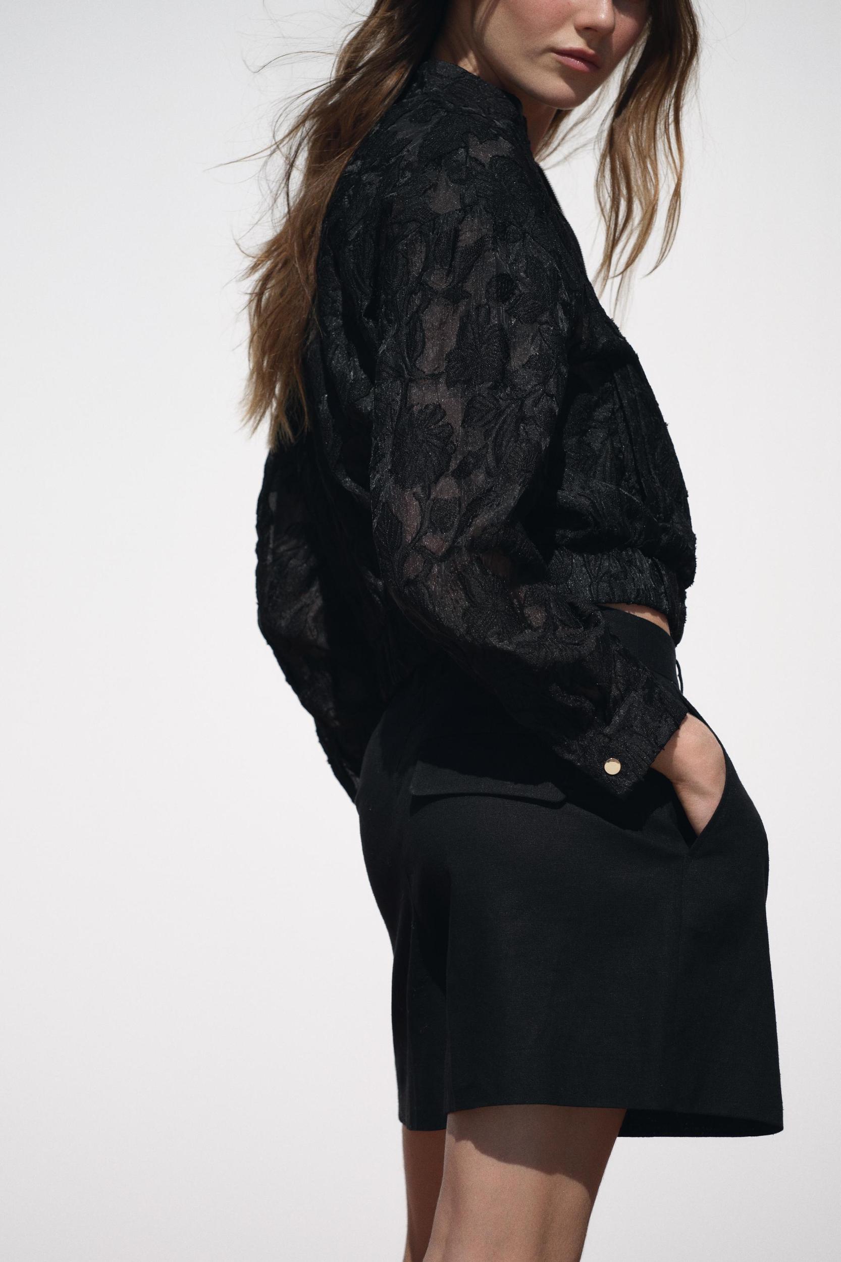 ORGANZA BOMBER JACKET Product Image