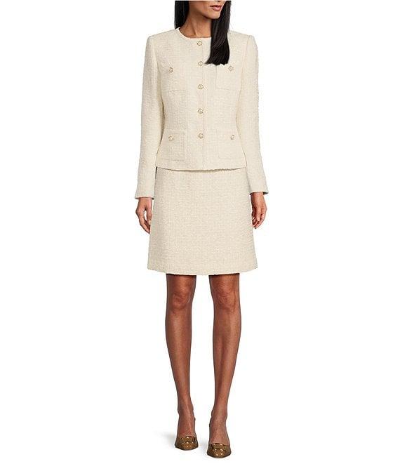 Preston & York Sheila Tweed Pencil Skirt Product Image