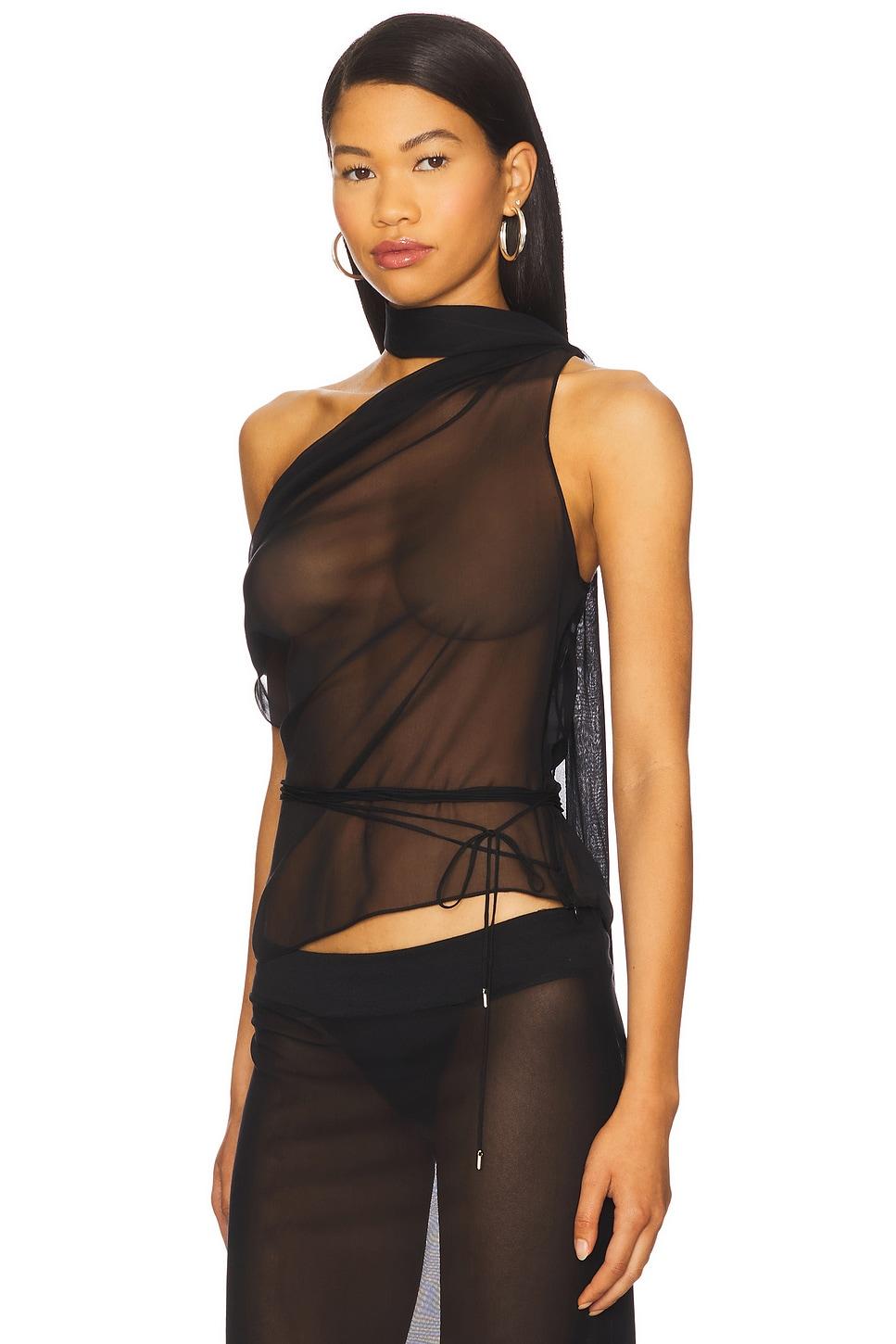 Scarf Top LaQuan Smith Product Image