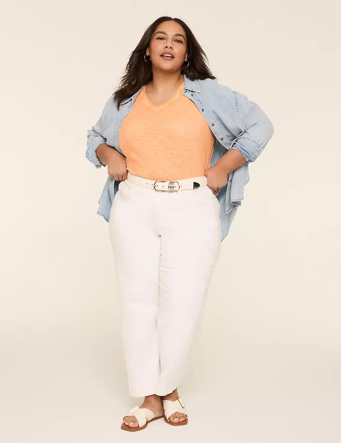 Perfect Sleeve V-Neck Tee Product Image