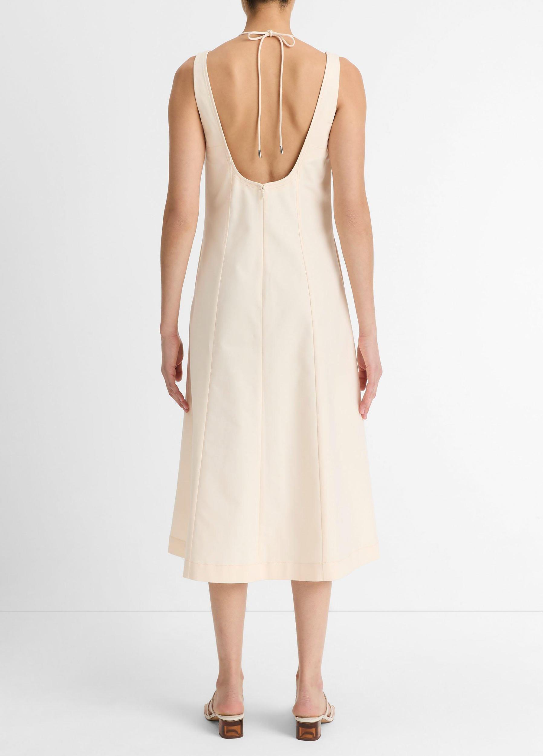 Seamed Cotton Tank Dress Product Image