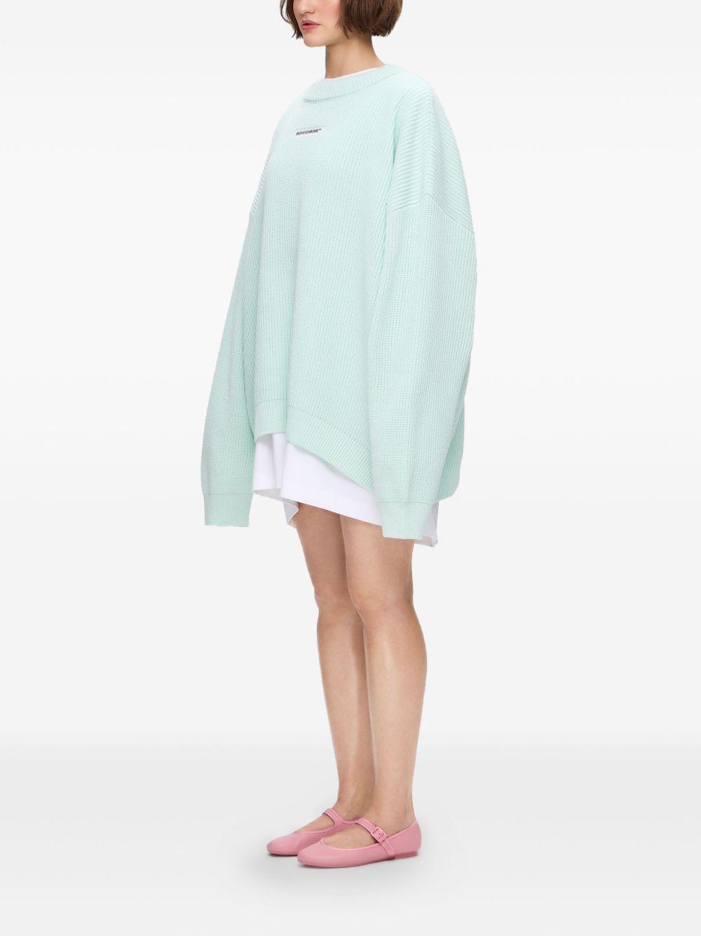 ribbed crew-neck sweater Product Image