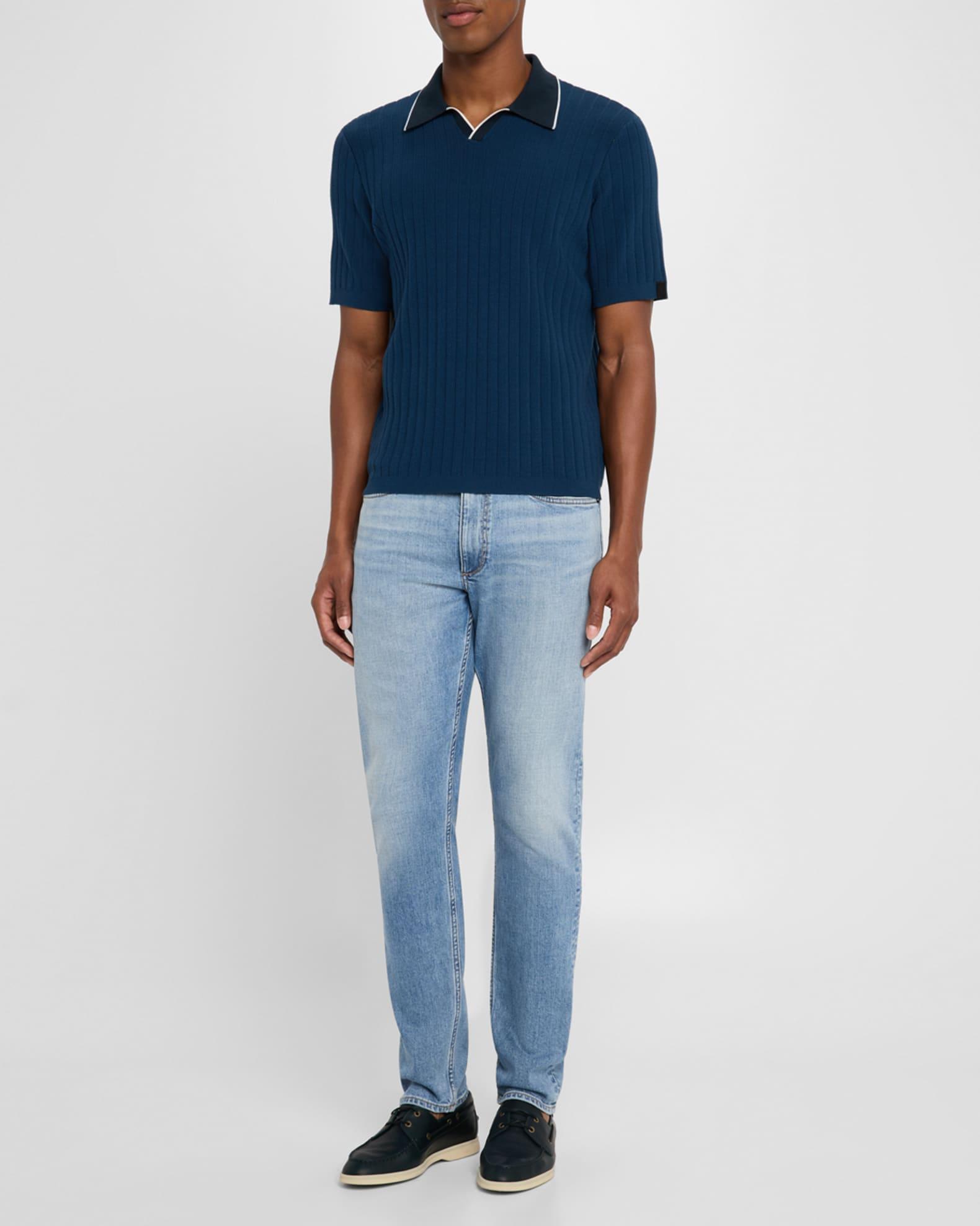 Mens Sanford Johnny Collar Polo Shirt Product Image