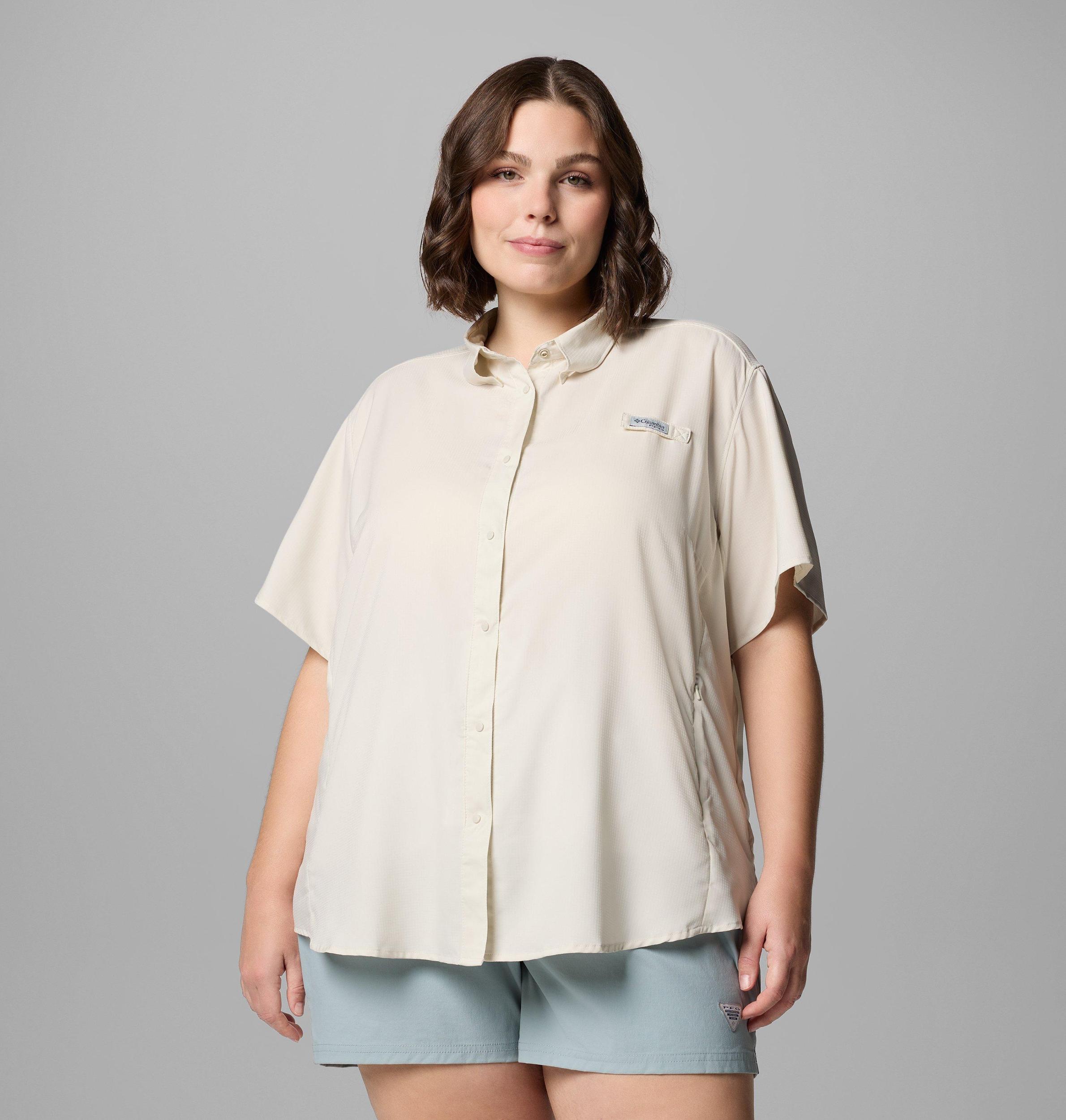 Columbia Women's PFG Tamiami II Short Sleeve Shirt - Plus Size- Product Image