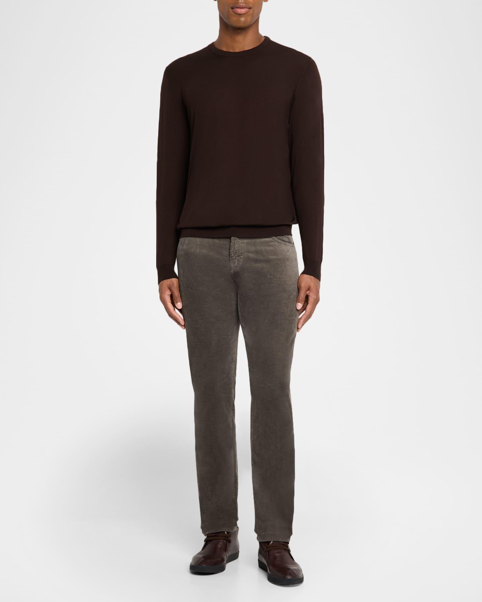 Men's Corduroy Straight Fit Five-Pocket Pants Product Image