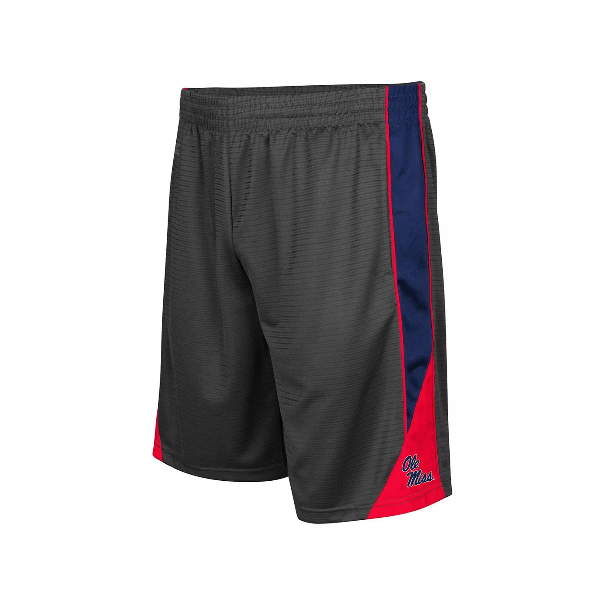 Men's Colosseum Charcoal Ole Miss Rebels Turnover Shorts,  Product Image