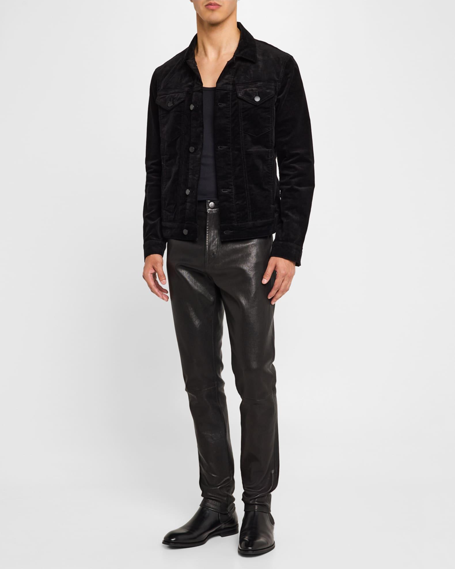 Men's Dean Slim Corduroy Trucker Jacket Product Image