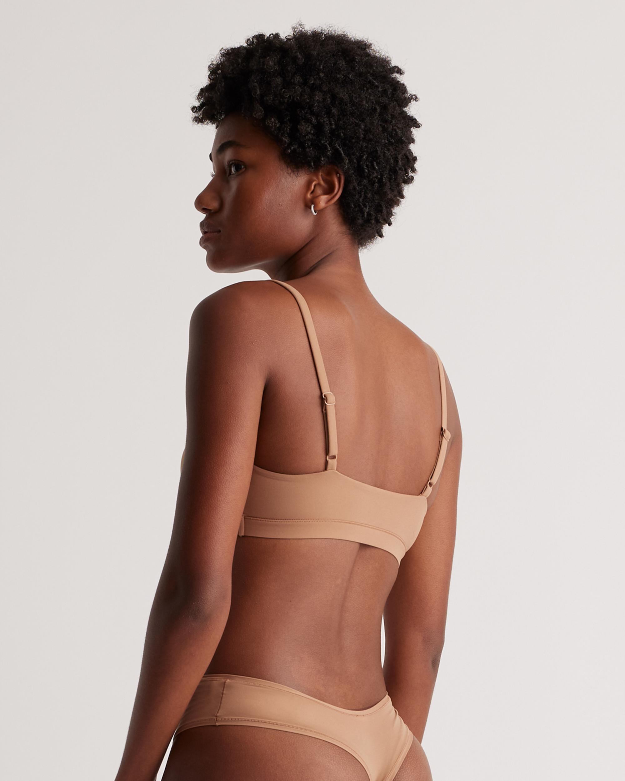 Quince | Women's Second Skin Scoop Neck Bralette Size XS, Nylon/Spandex Product Image