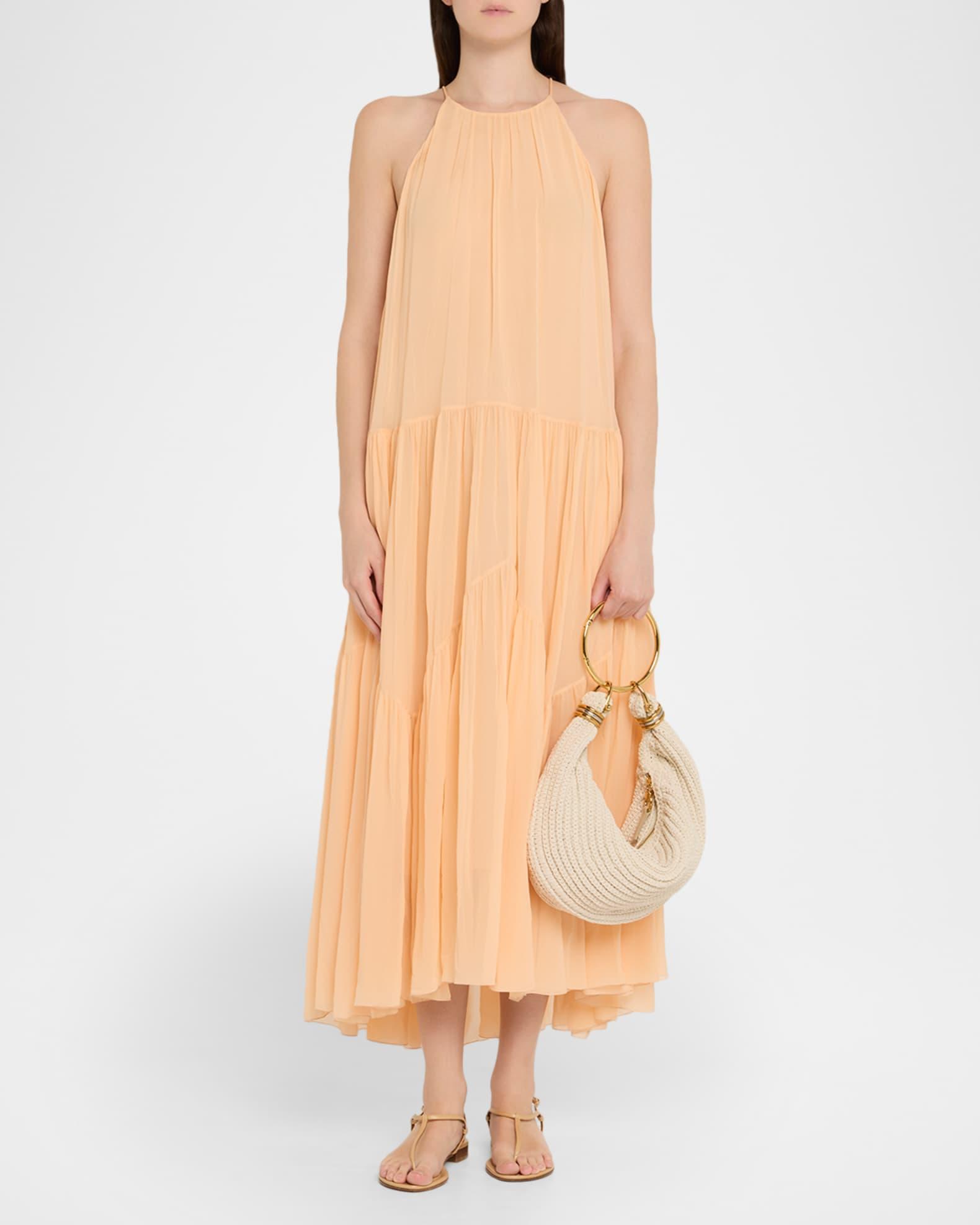 Rounded Crochet Bracelet Hobo Bag Product Image