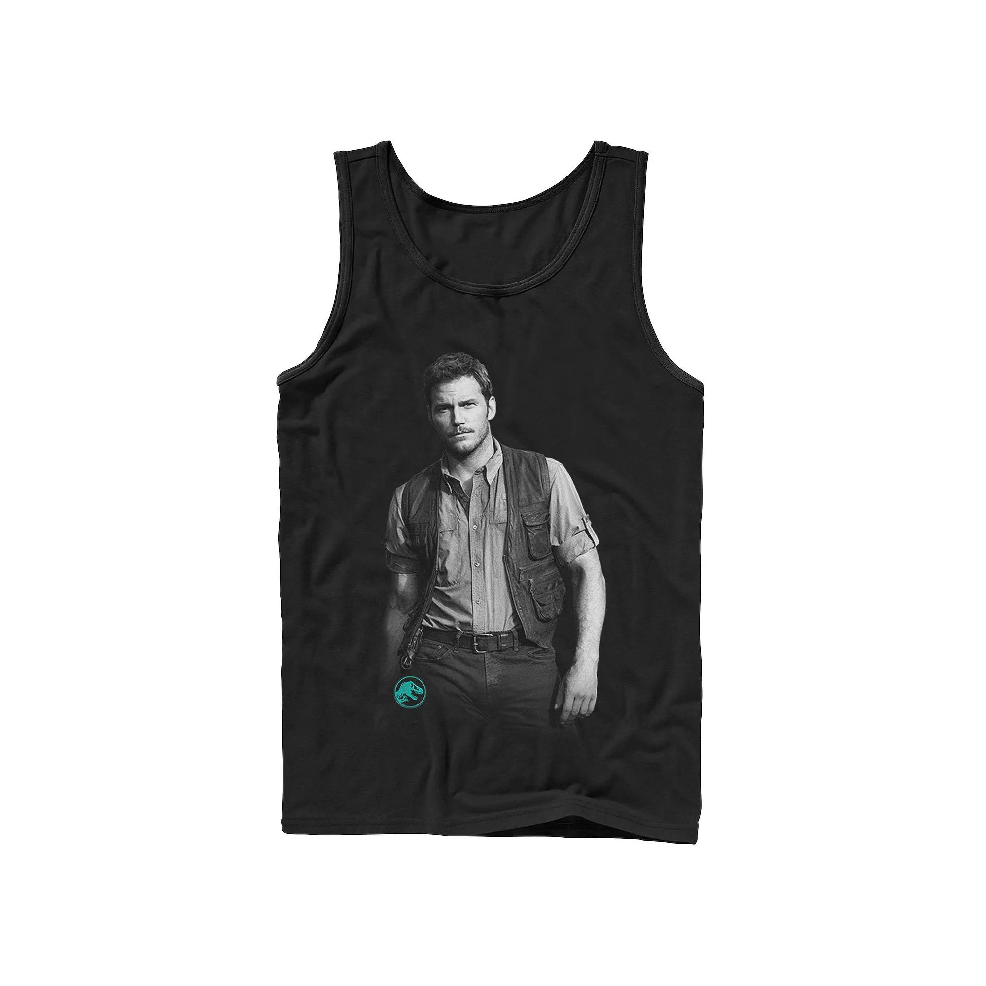 Men's Jurassic World Chris Pratt Swag Tank Top,  Product Image