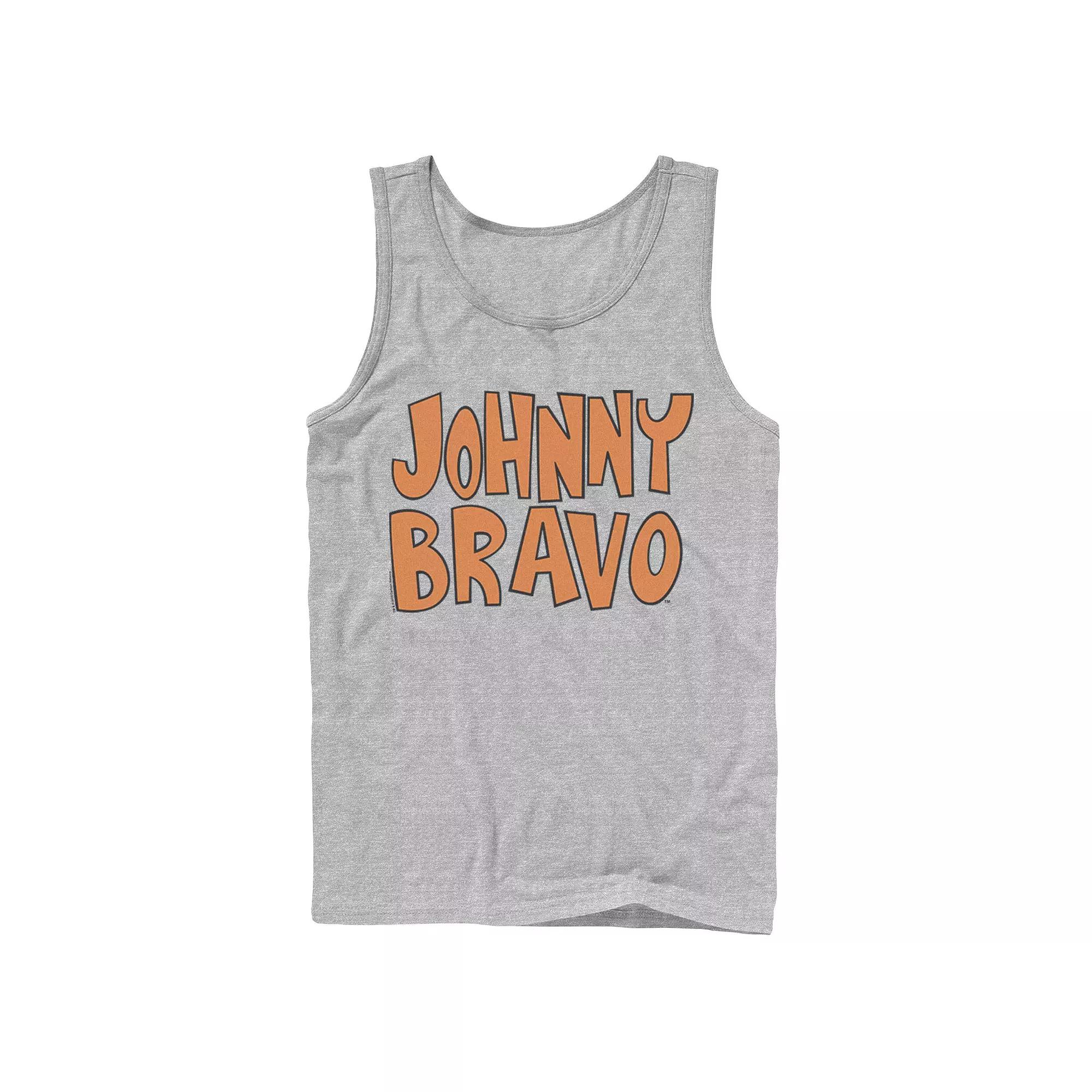 Men's Cartoon Network Johnny Bravo Logo Tank Top,  Product Image