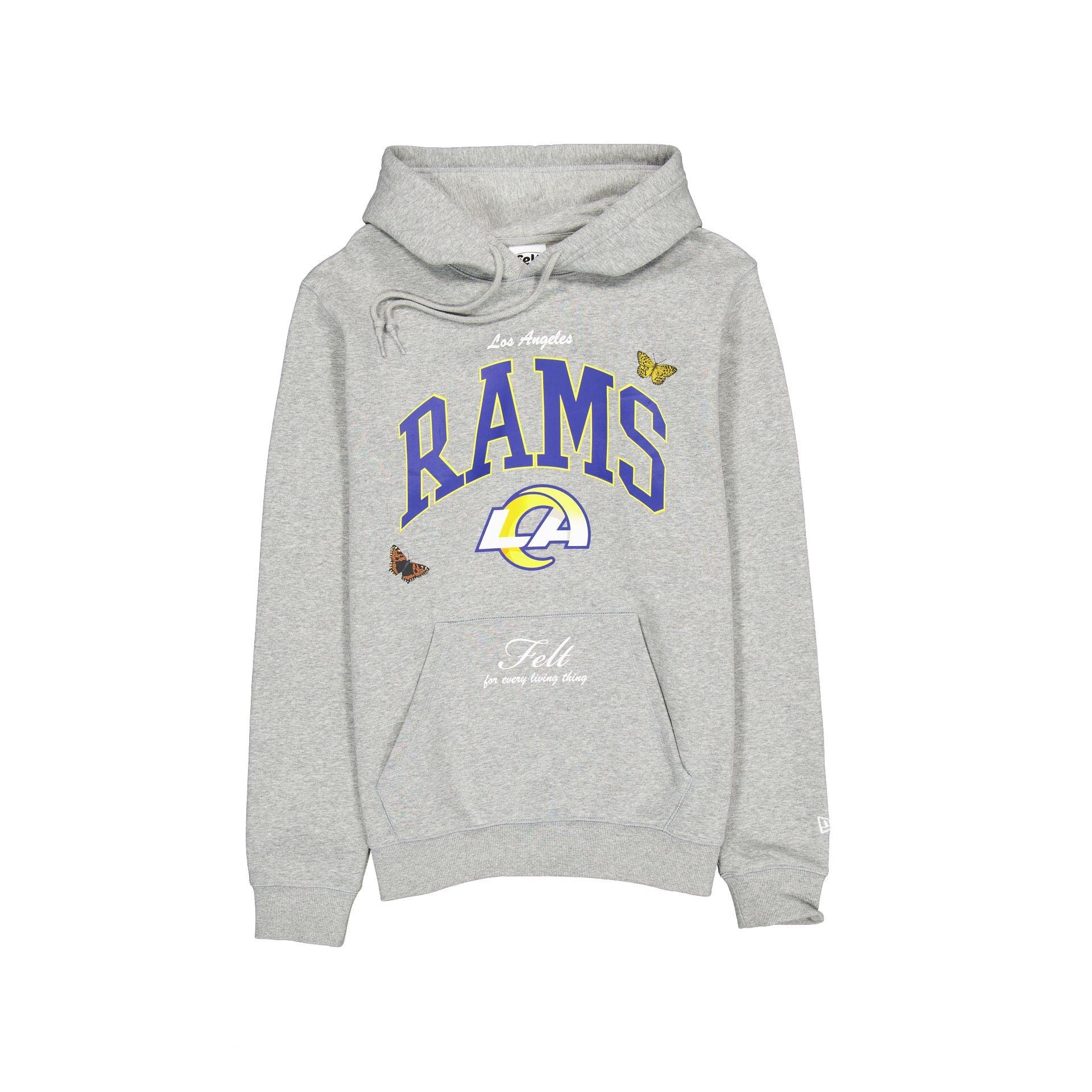 FELT x Los Angeles Chargers Gray Hoodie Male Product Image