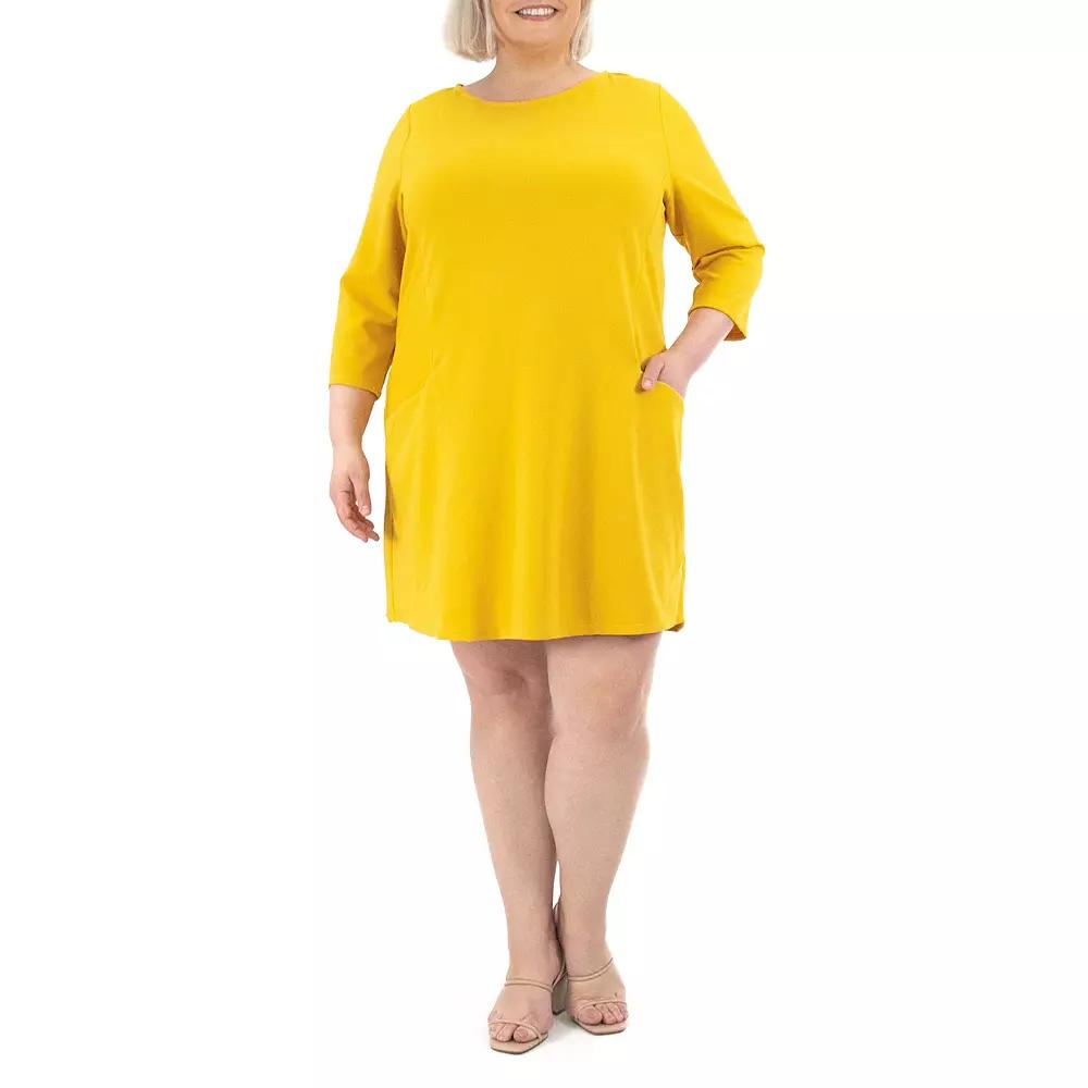 Women's Nina Leonard Solid Sheath Dress,  Product Image