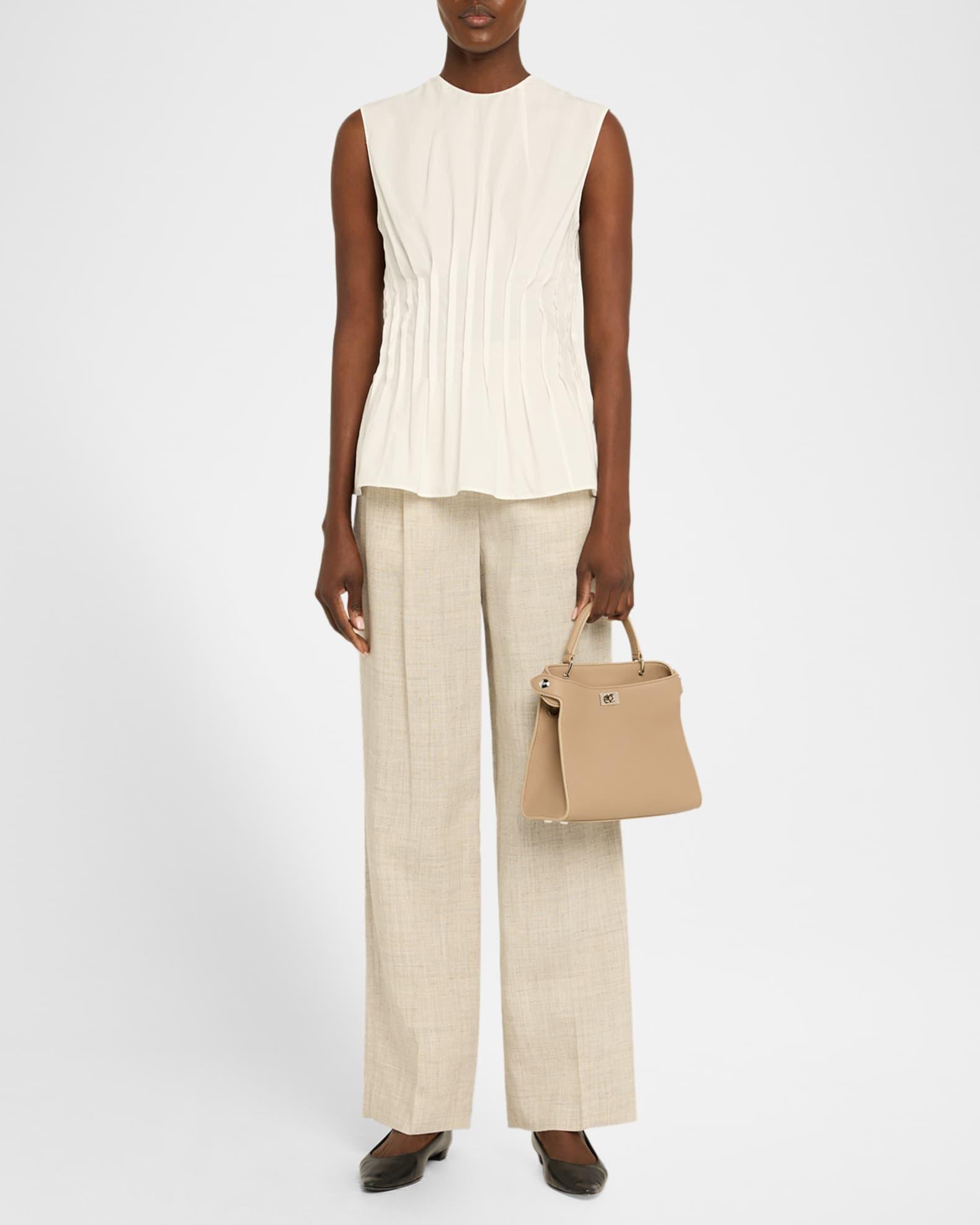 Lutece Mini Grained Leather Top-Handle Bag Product Image