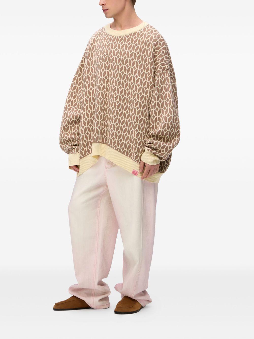 geometric-pattern sweater Product Image