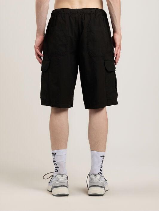 Curved Logo Loose Cargo Shorts Product Image