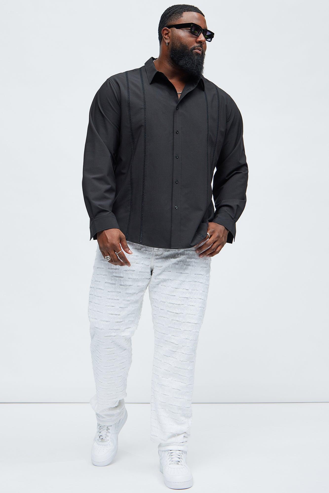 Ivy League Dress Shirt - Black Product Image