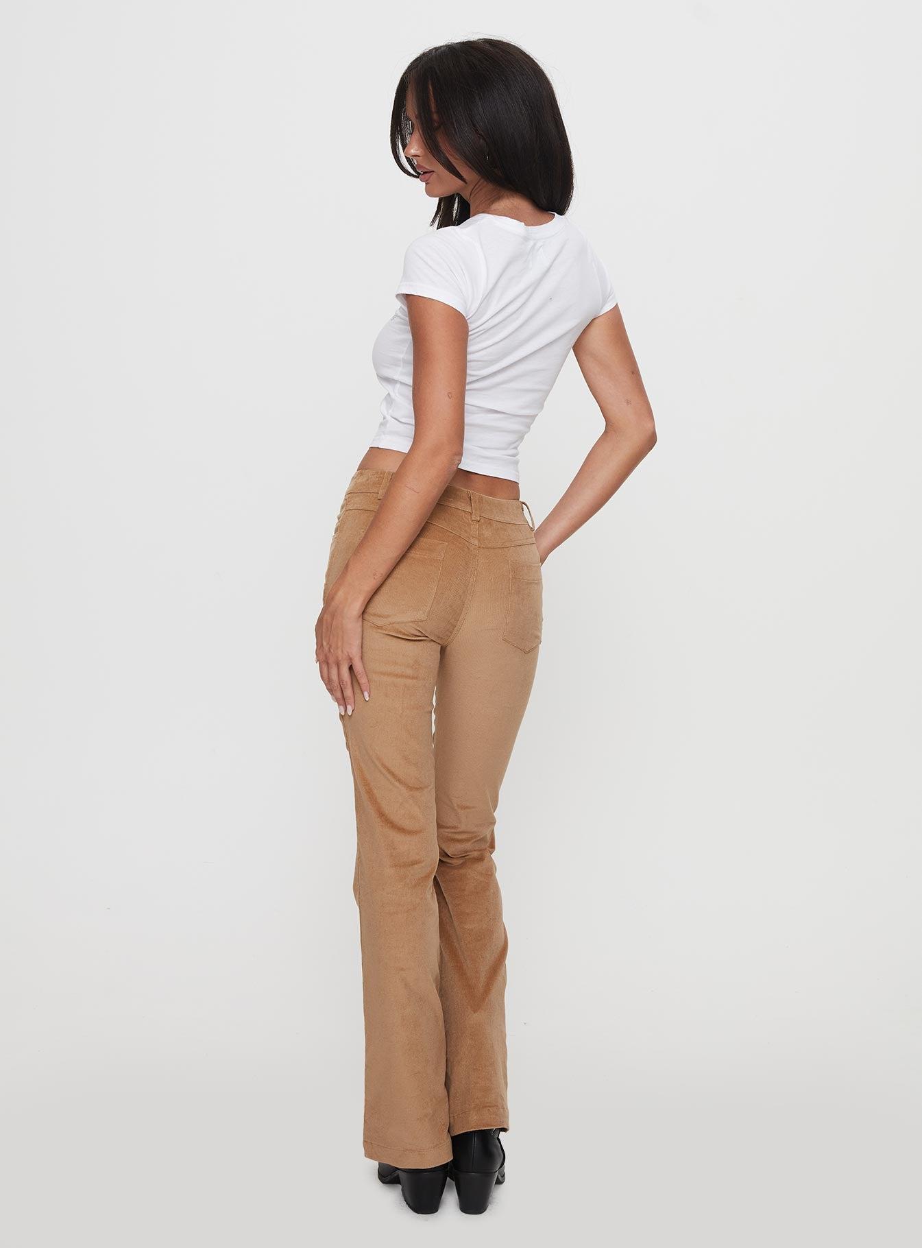 Troubadour Low Waist Jeans Tan Product Image