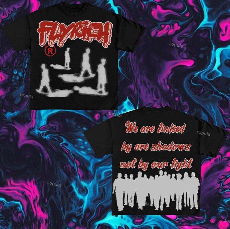 Sopula Vintage Fly Rich Print T-Shirt Product Image