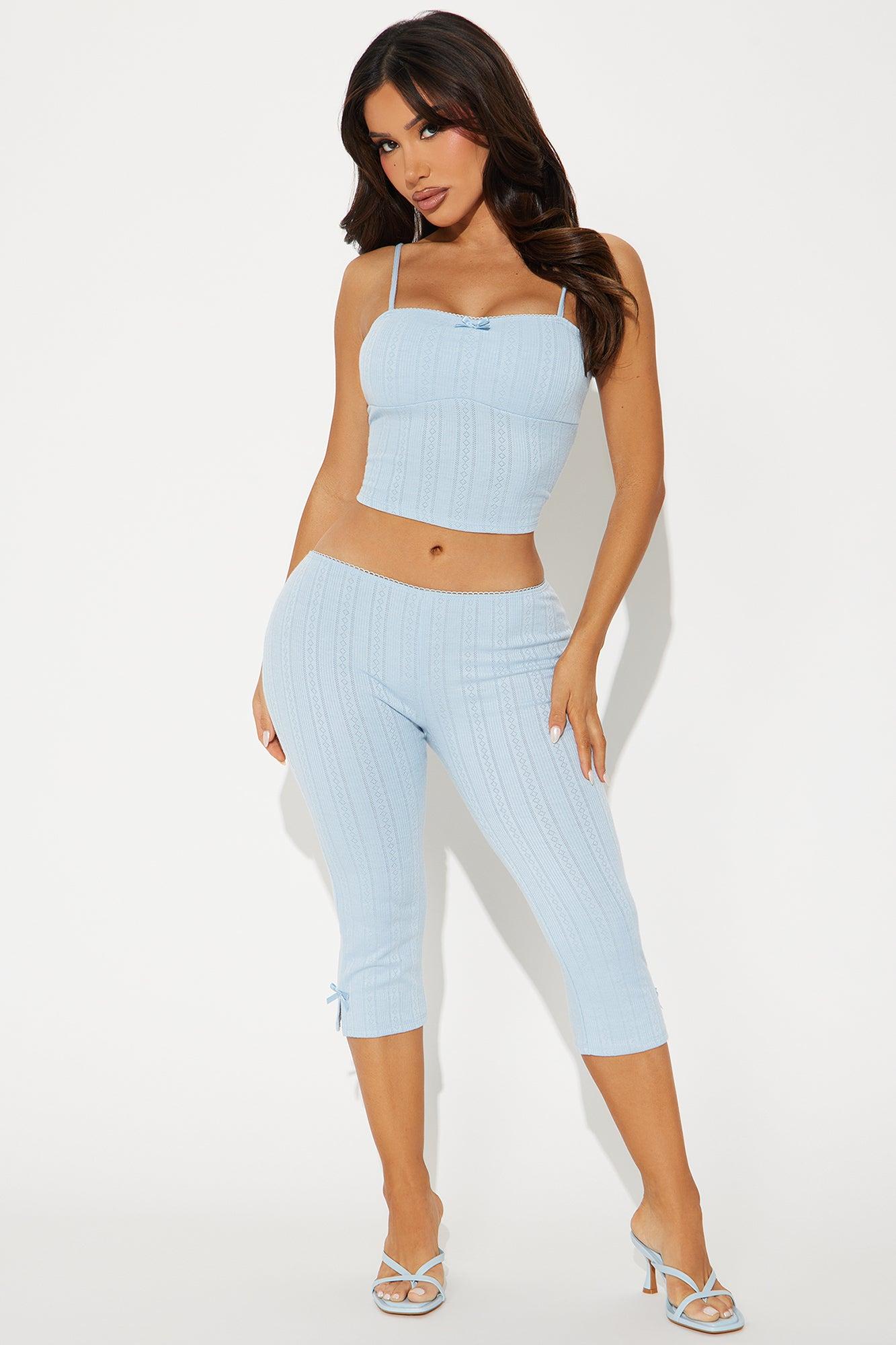 My Favorite Capri Set - Light Blue Product Image
