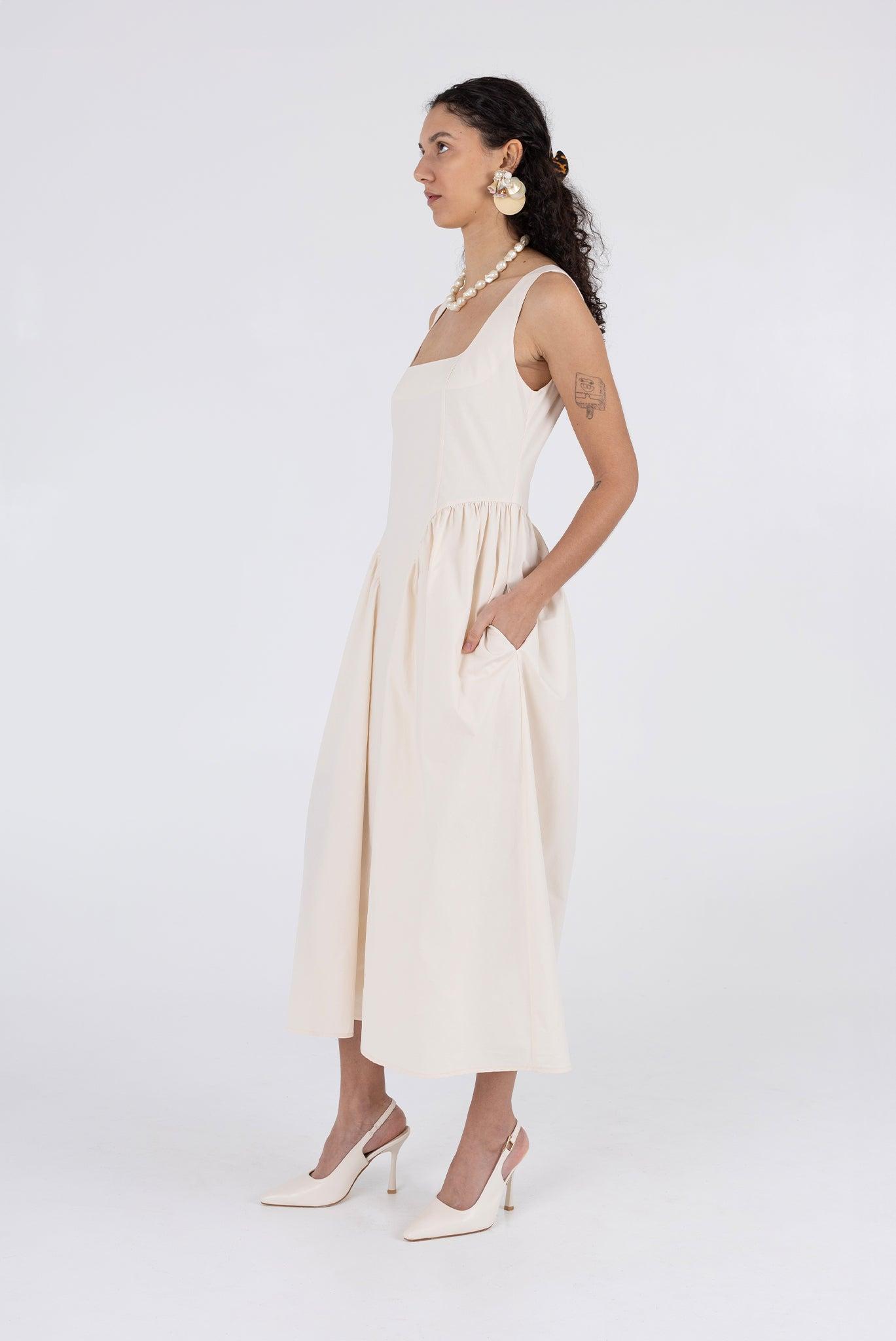 Vanessa Dress - Parchment Product Image