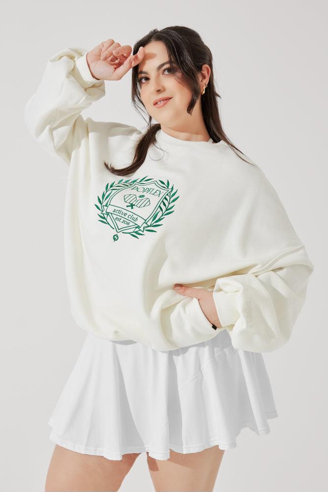 Cloud Crewneck Sweater - Black Product Image