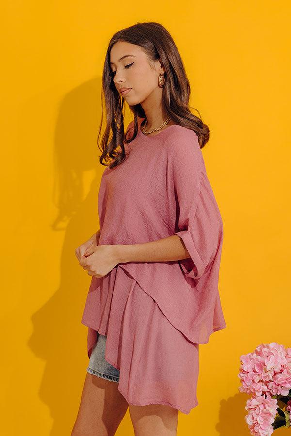 Tranquil Time Shift Top In Blush Product Image