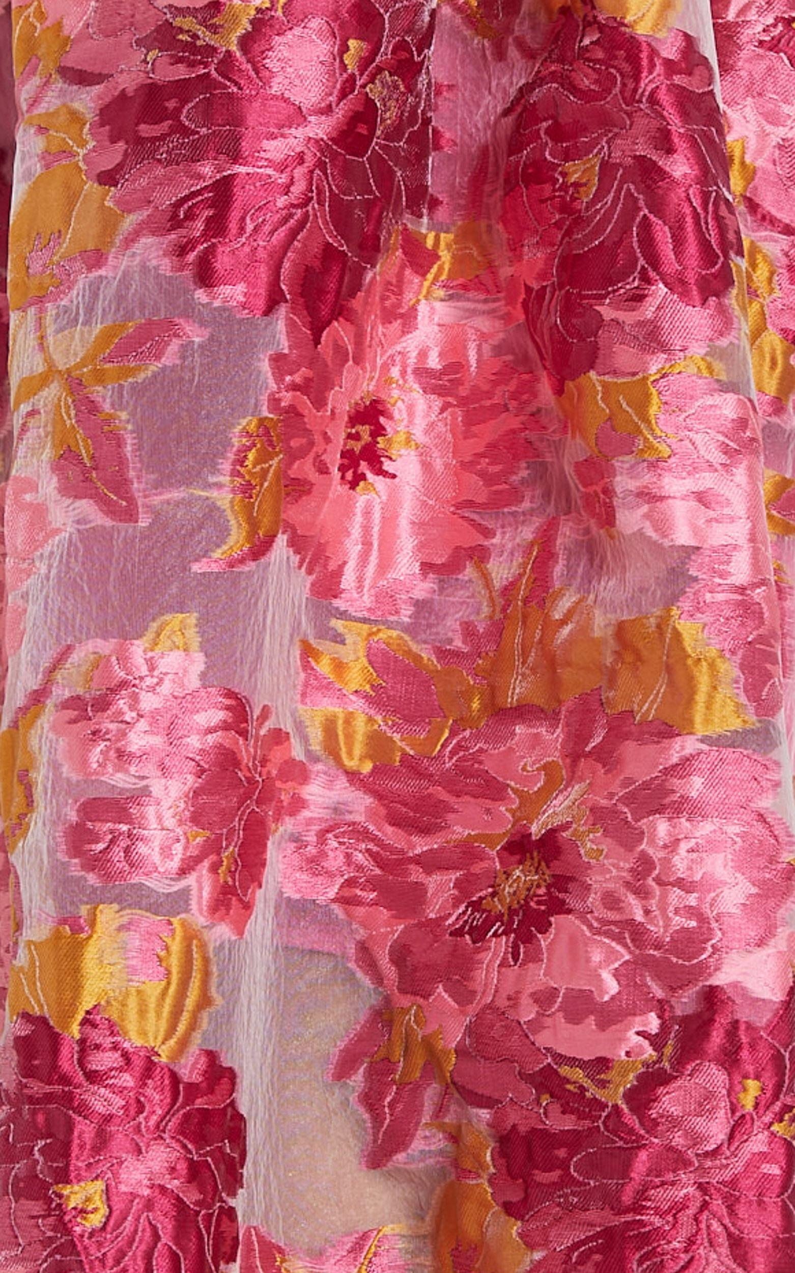 Brailey Midi Dress - Aline Corset Detail Dress in Light Pink Product Image