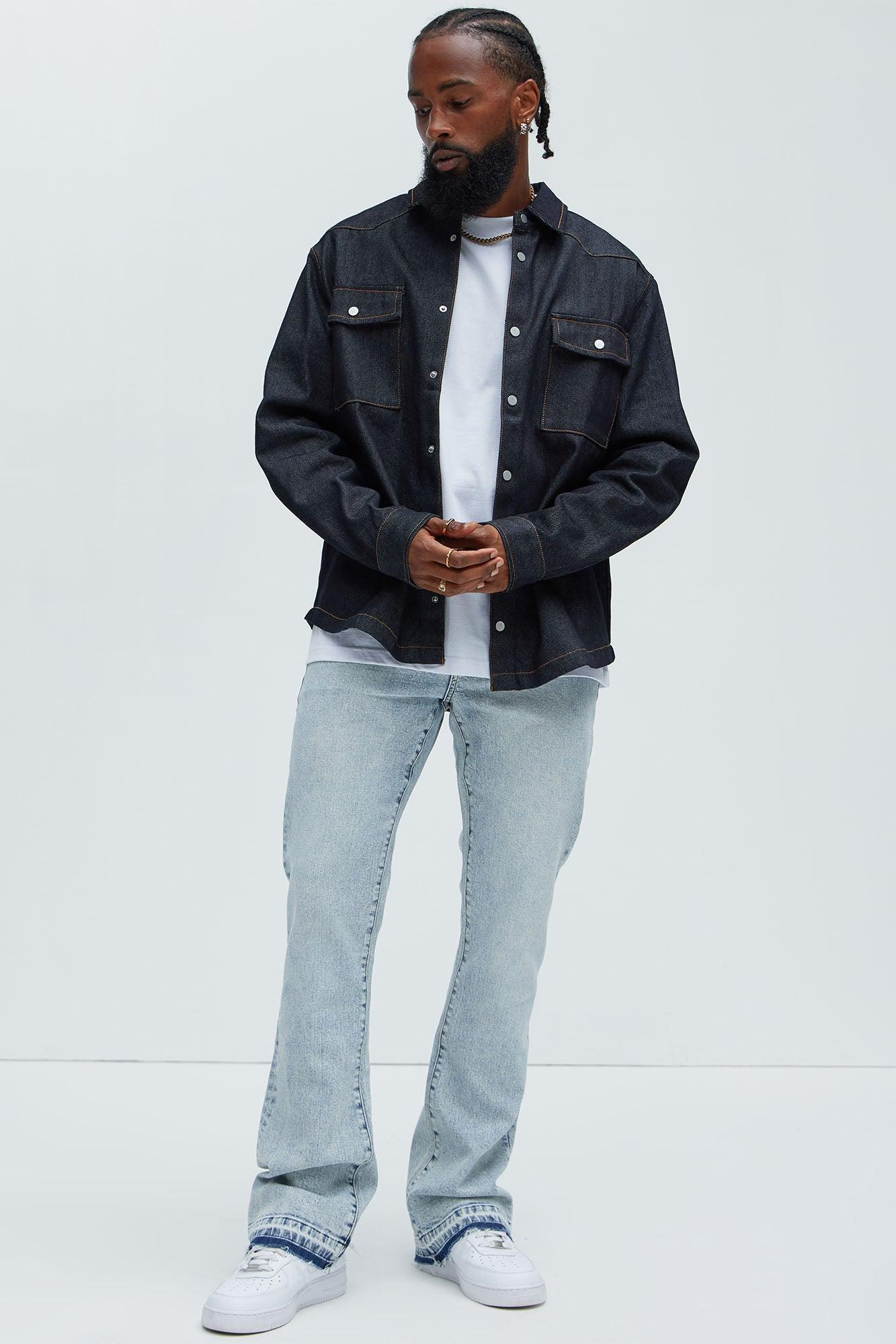 Cornell Slim Flare Jeans - Light Wash Product Image