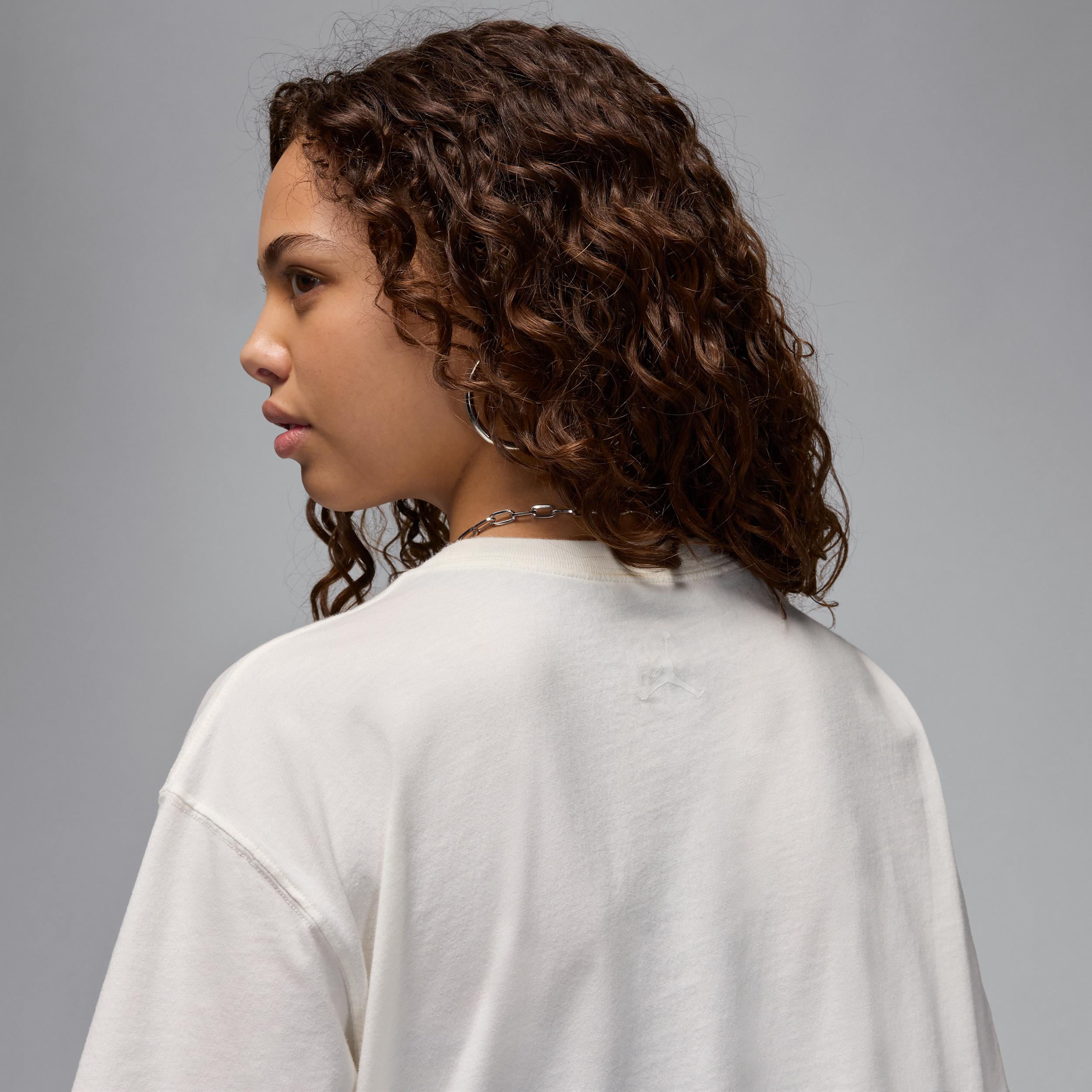 Jordan Womens Jordan GF 6RNG Graphic Short Sleeve T-Shirt - Womens Off Noir Product Image