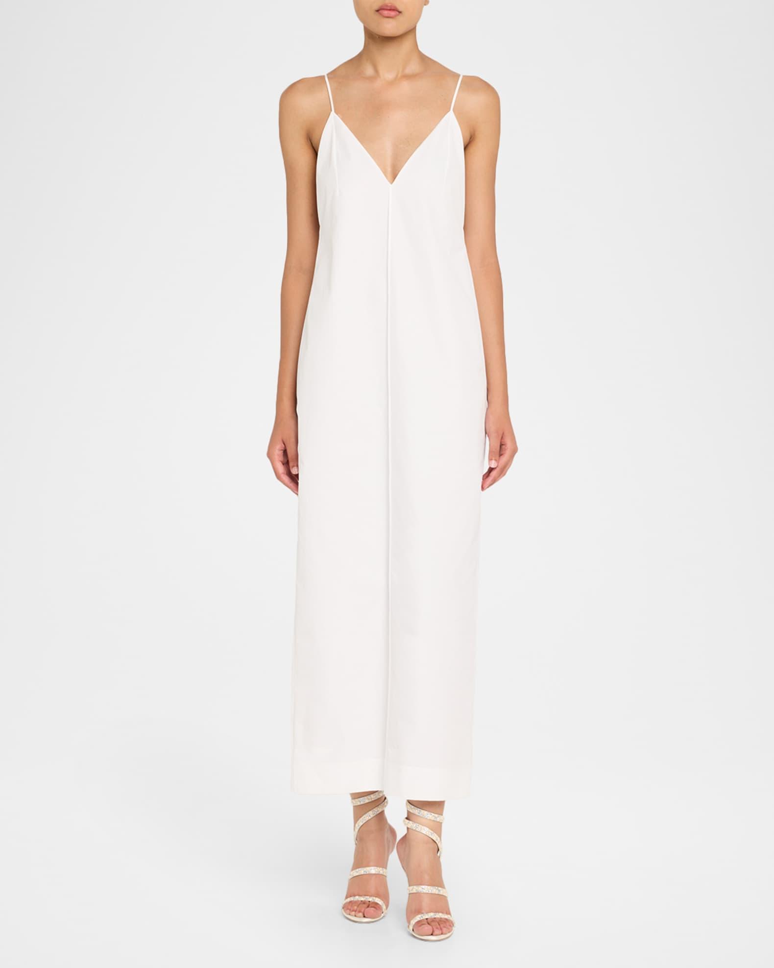 Cleo Satin Crystal Snake-Wrap Sandals Product Image