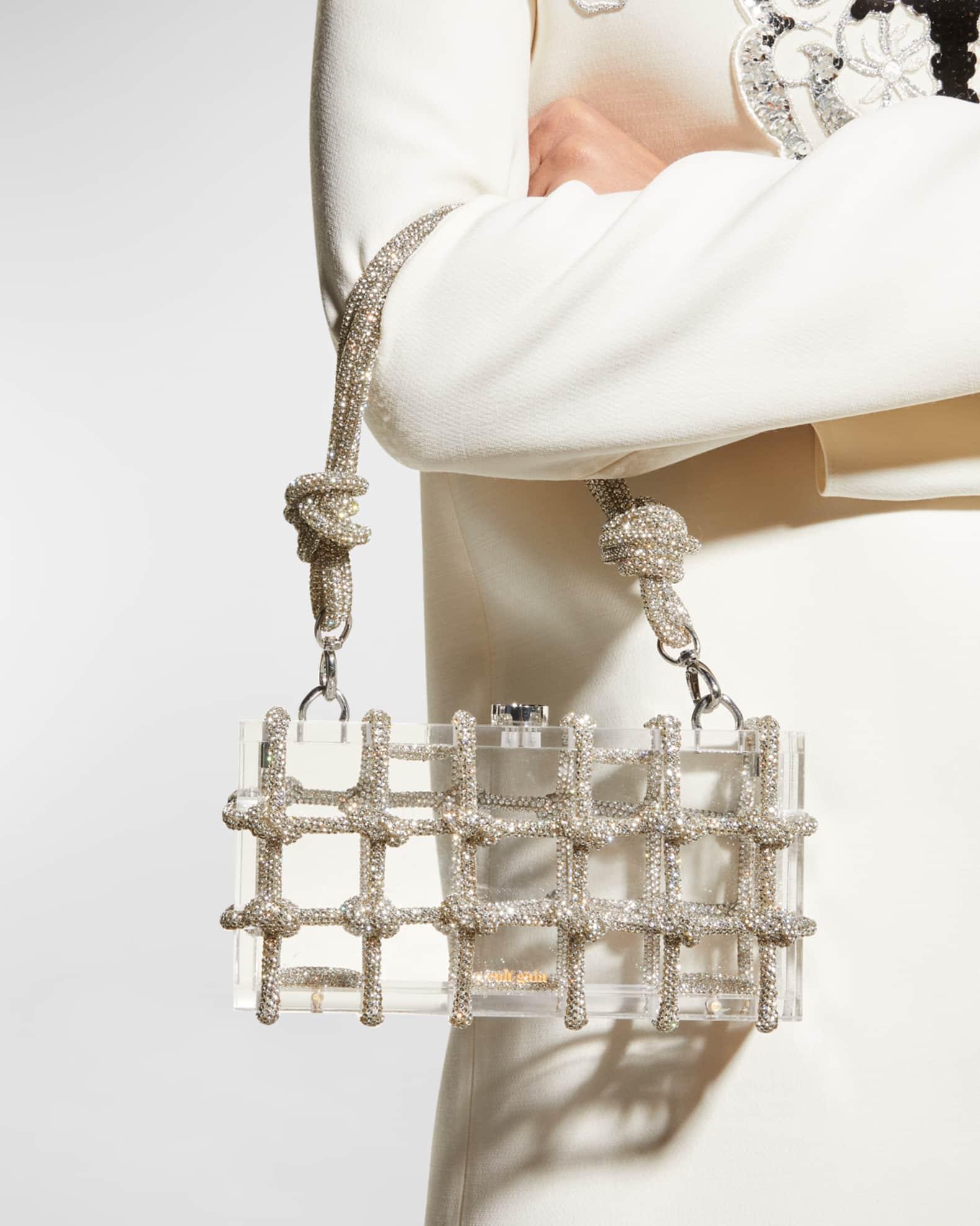 Bess Caged Embellished Box Shoulder Bag Product Image