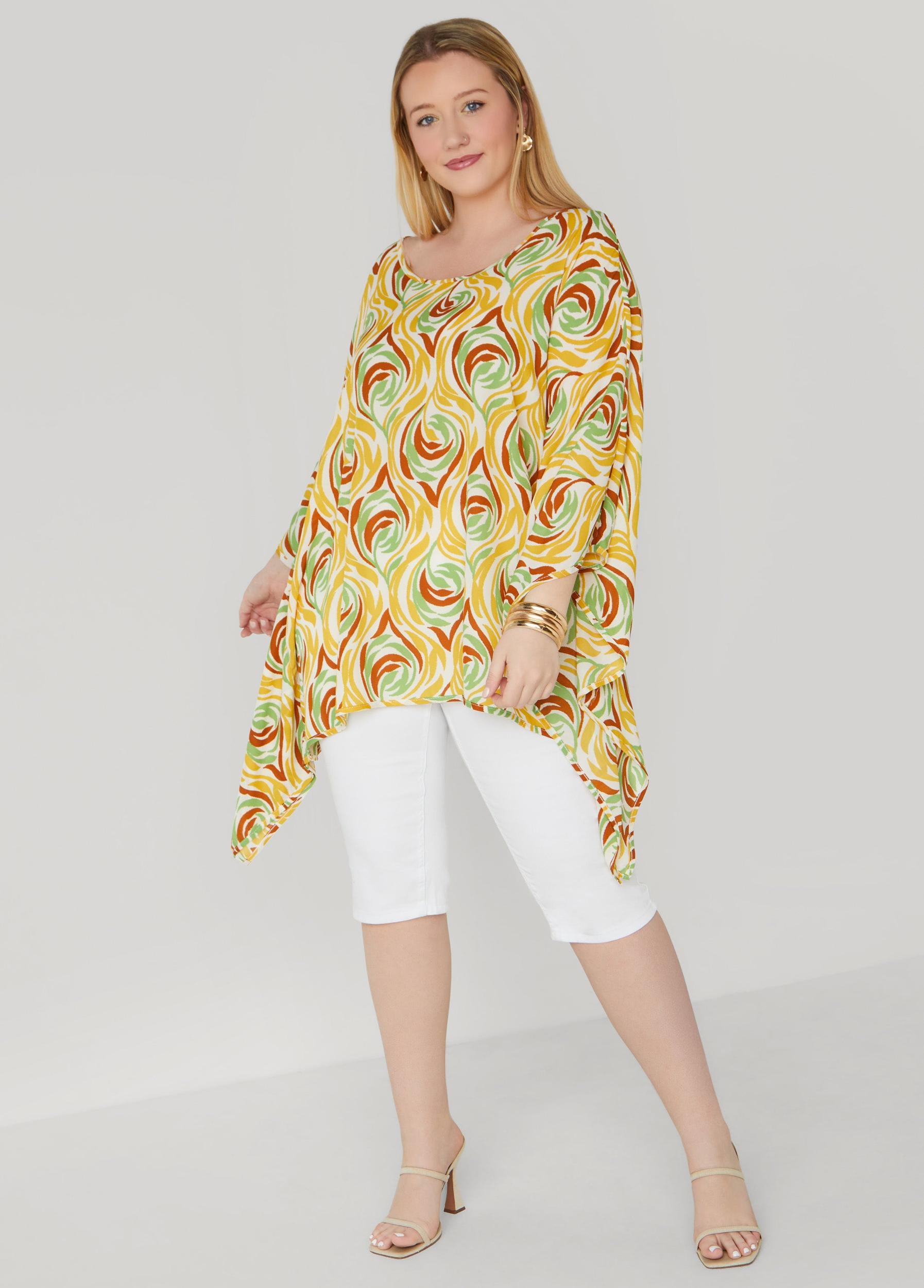 Printed Crepe Blouse Product Image