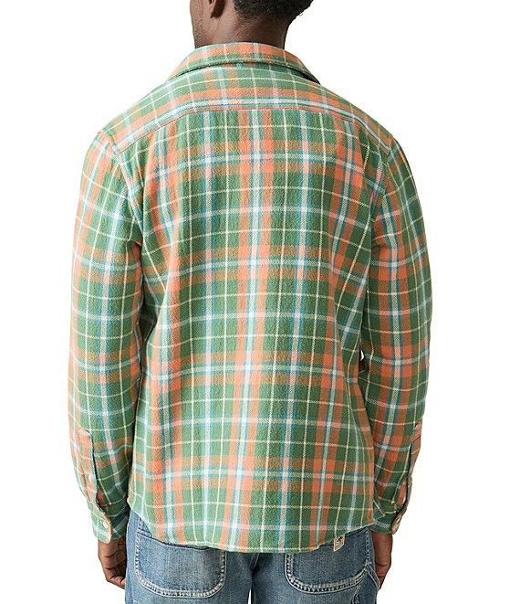 Faherty The Surf Flannel Long Sleeve Woven Shirt Product Image