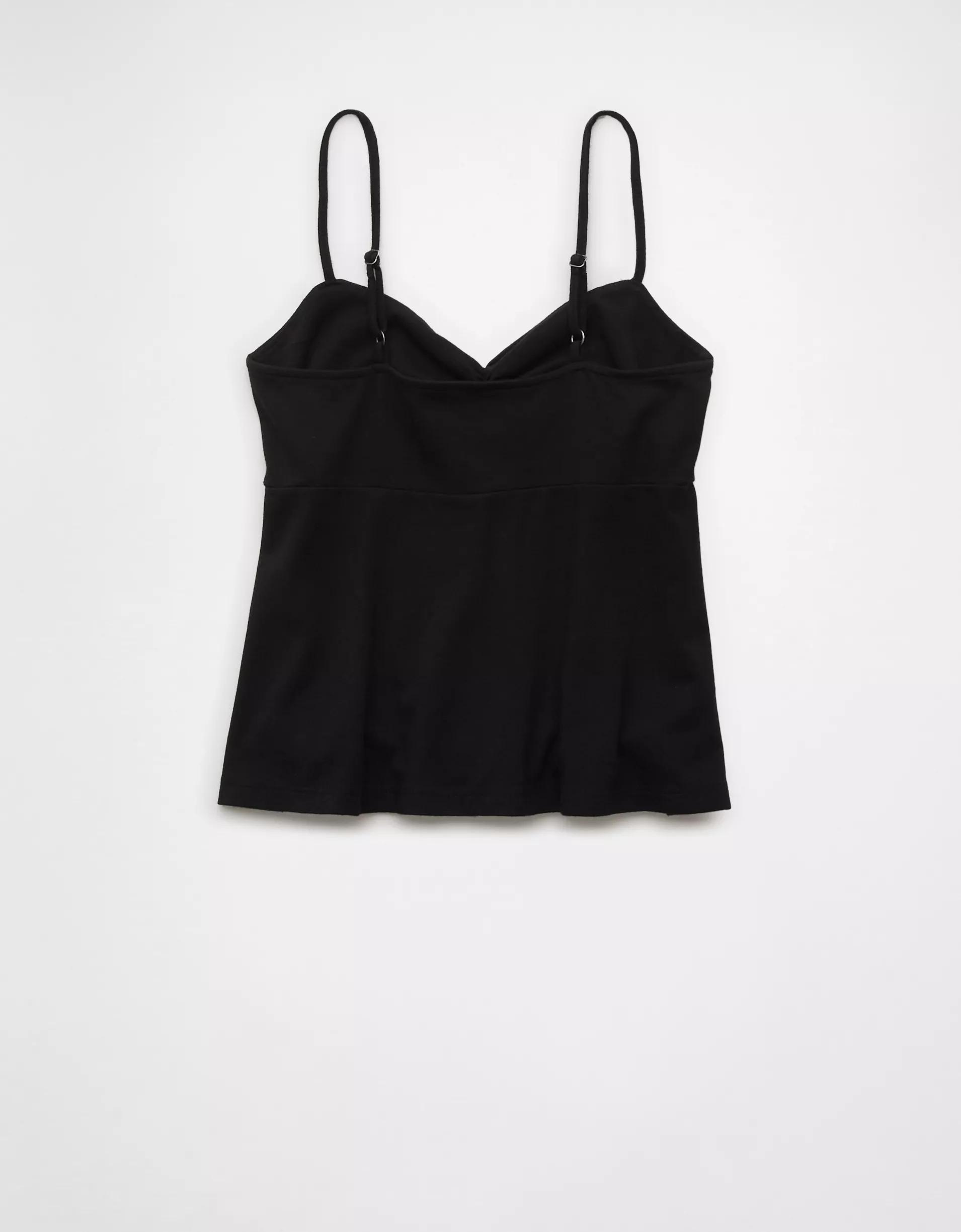 AE Cinched Sweetheart Babydoll Tank Top Product Image