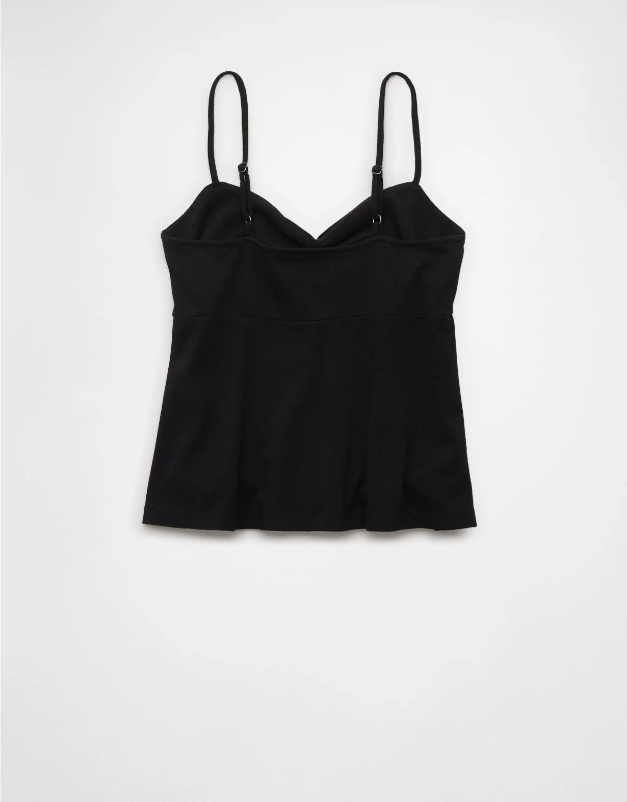 AE Cinched Sweetheart Babydoll Tank Top Product Image