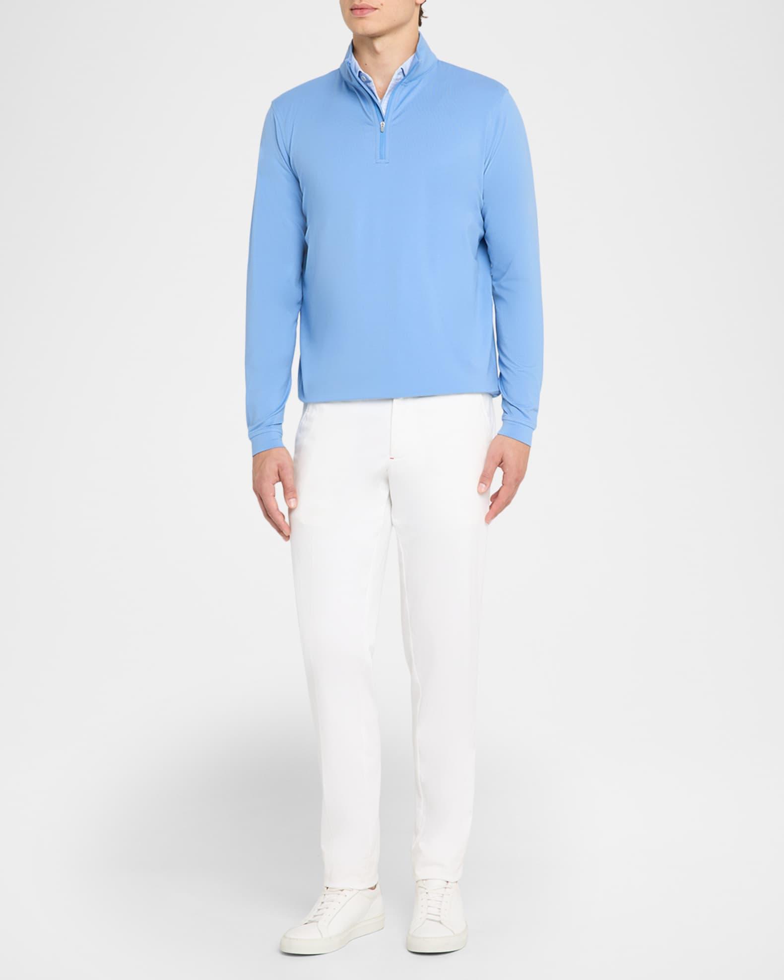 Men's Perth Cross-Hatch Performance Quarter-Zip Pullover Product Image