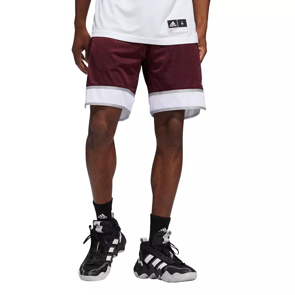 Men's adidas Maroon Texas A&M Aggies Swingman AEROREADY Basketball Shorts, Size: Small, Red Product Image