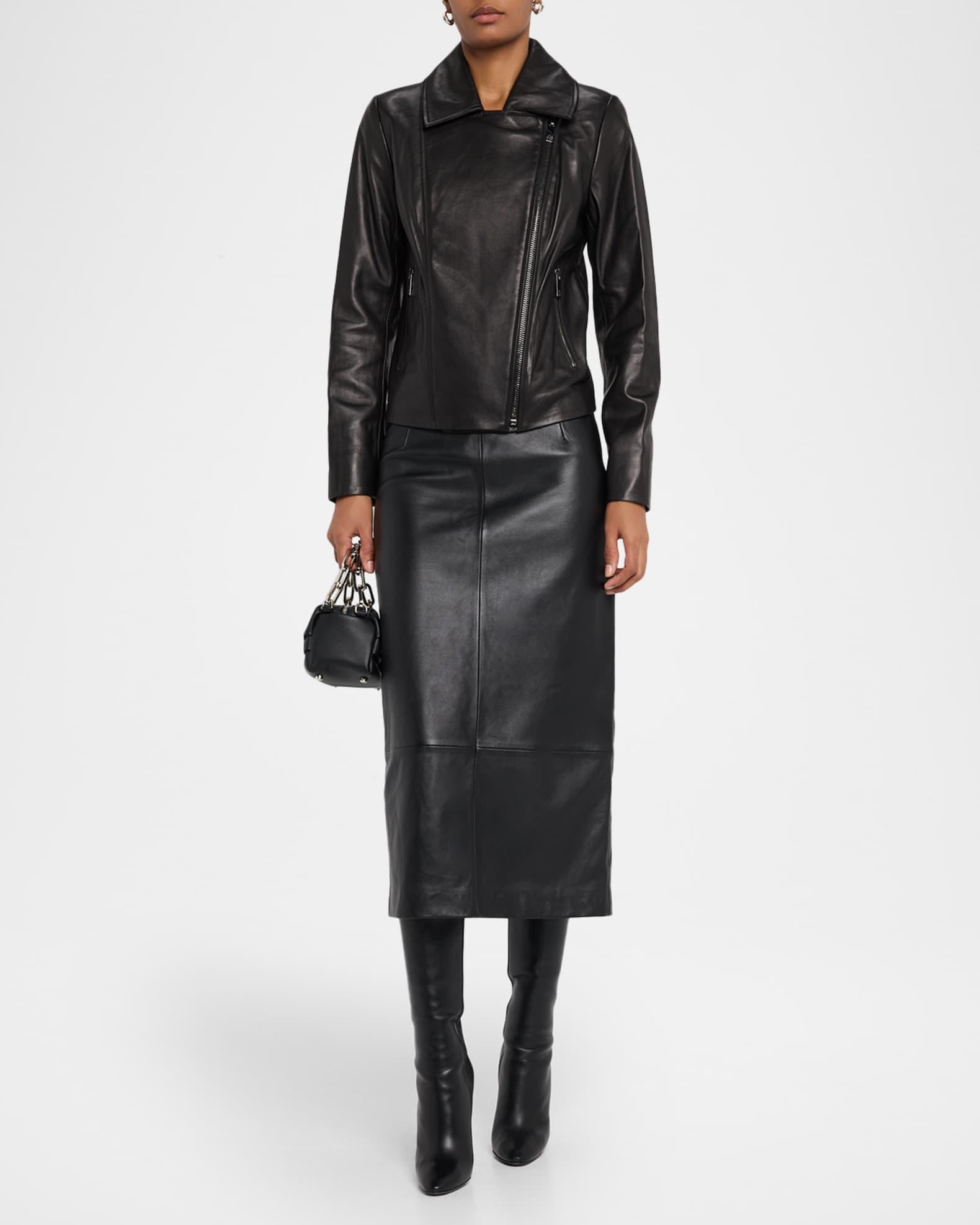 Leather Moto Jacket Product Image