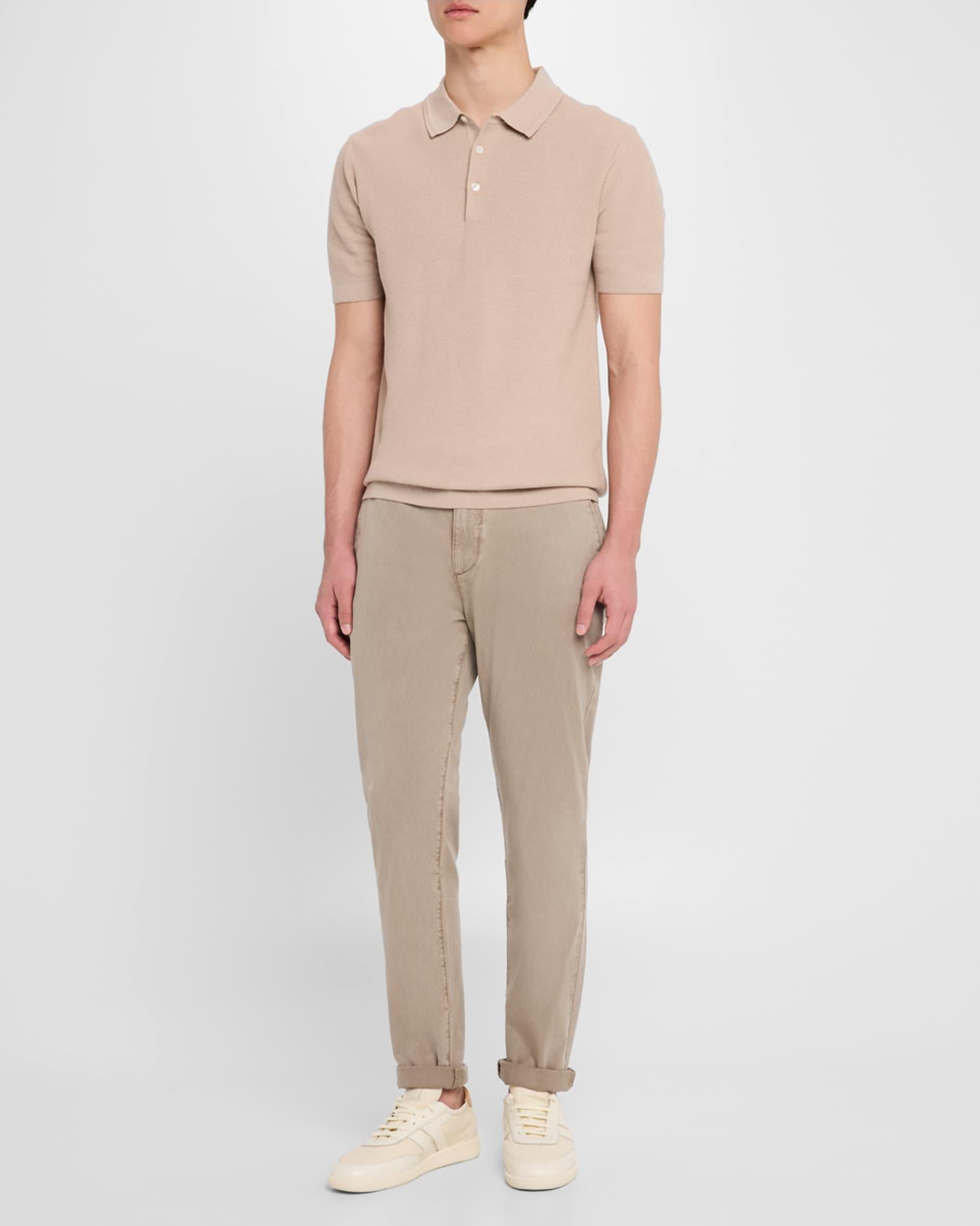 Men's Orei Canvas and Leather Low-Top Sneakers Product Image