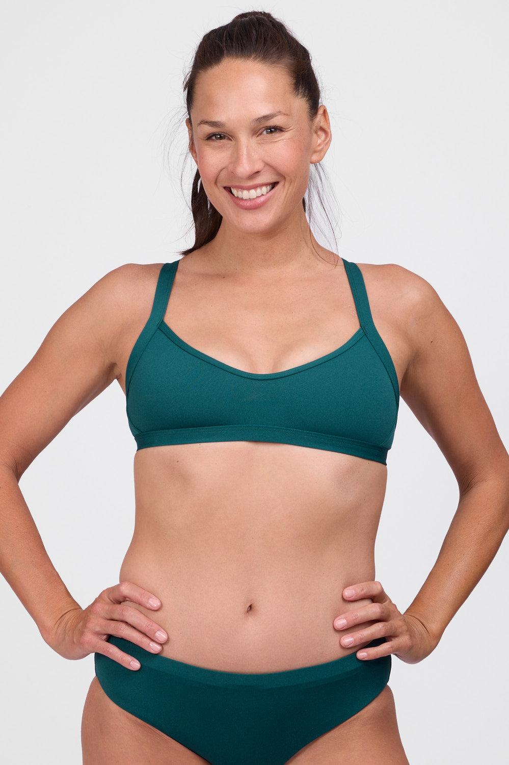 Kathleen Bikini Top - Peacock Female Product Image