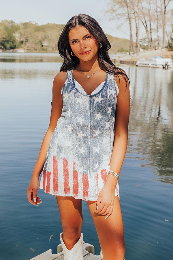 Red, White, And Blessed Shift Tank Product Image