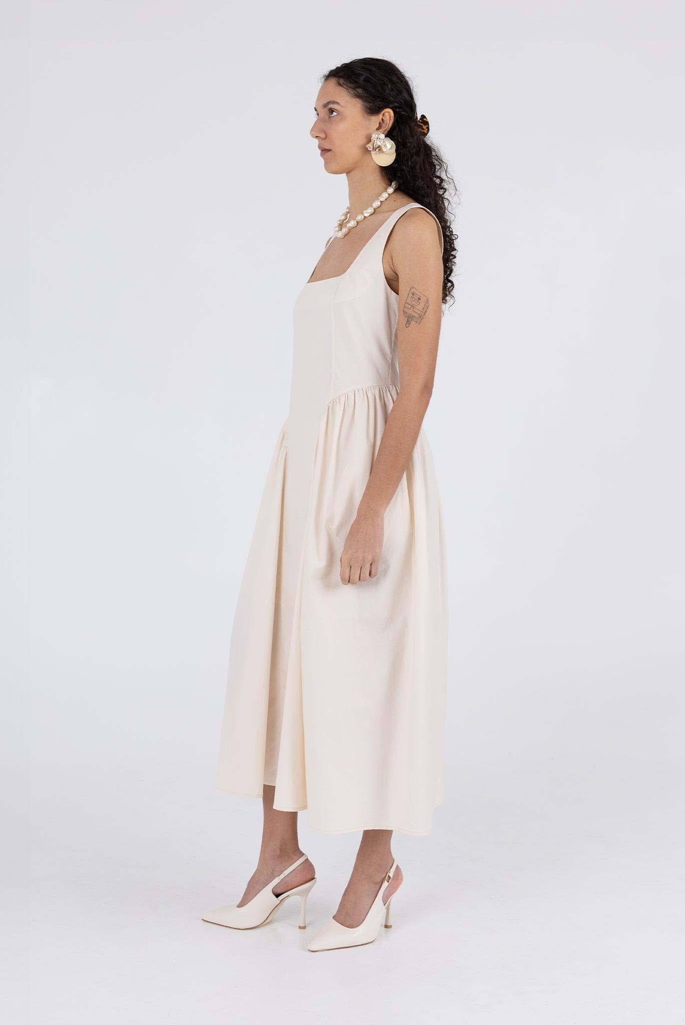 Vanessa Dress - Parchment Product Image