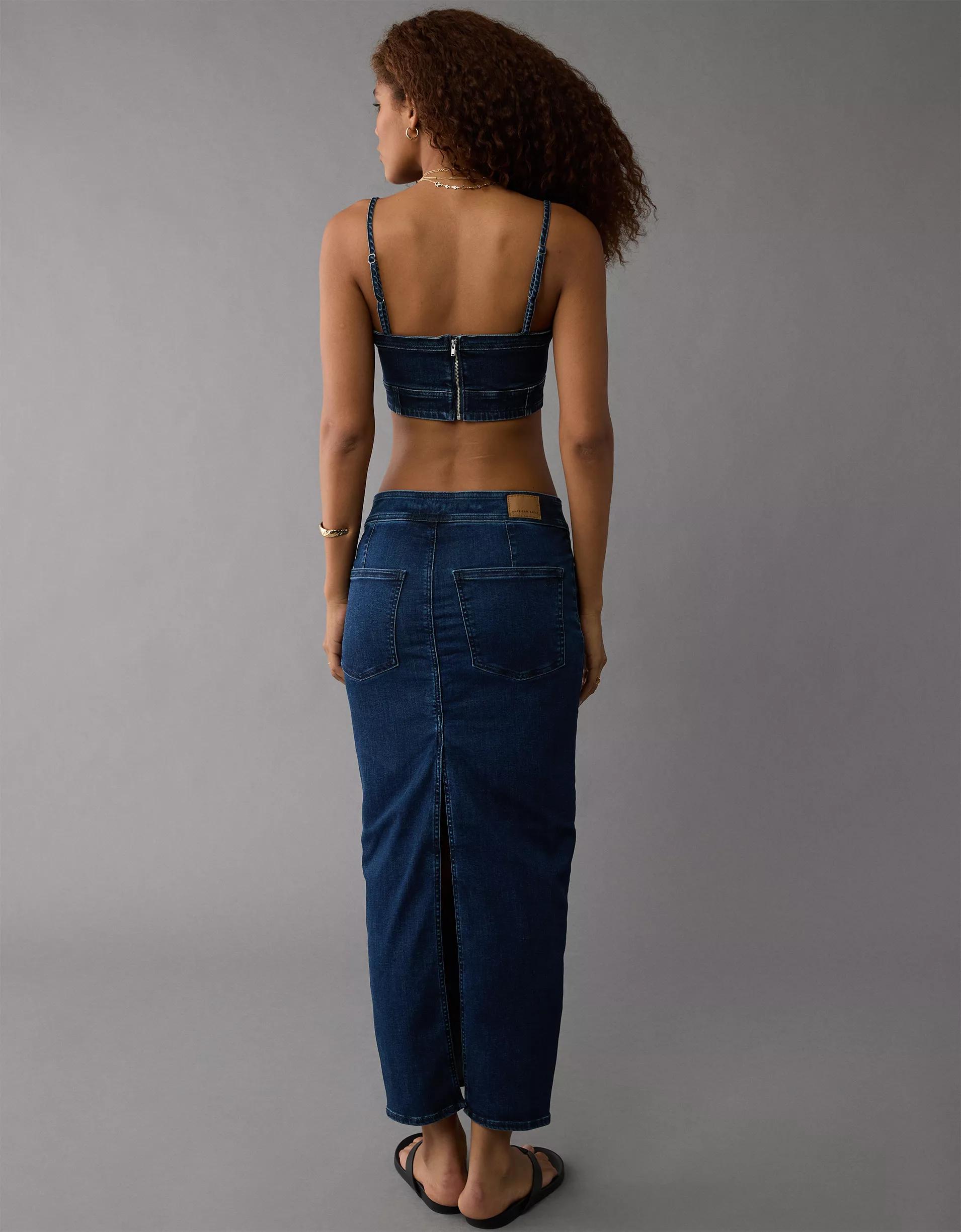 AE Denim Bralette Product Image