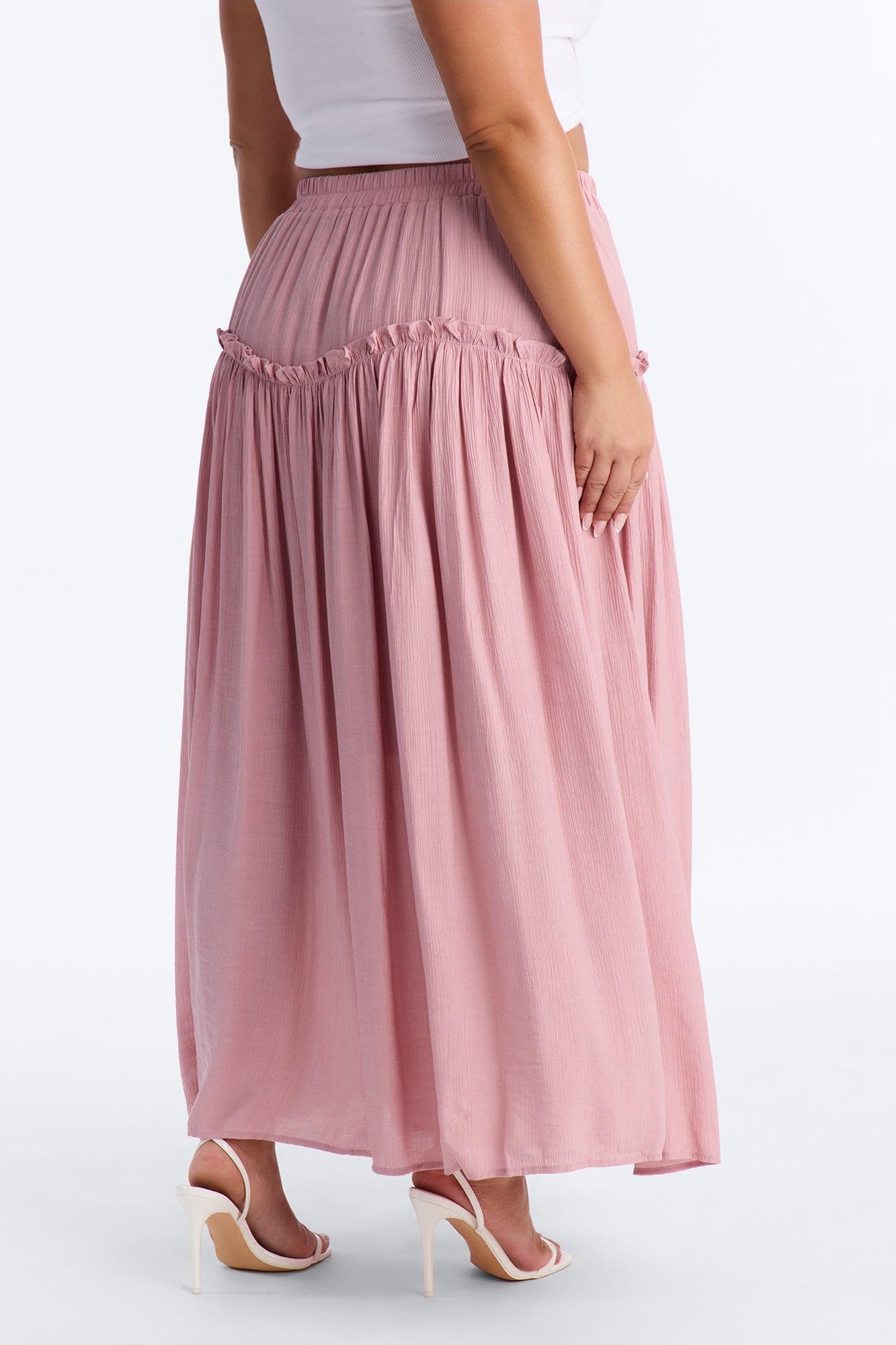 Lily Maxi Skirt - Mauve Female Product Image