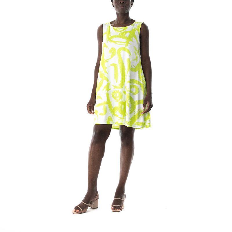 Women's Nina Leonard Floral Swing Dress,  Product Image