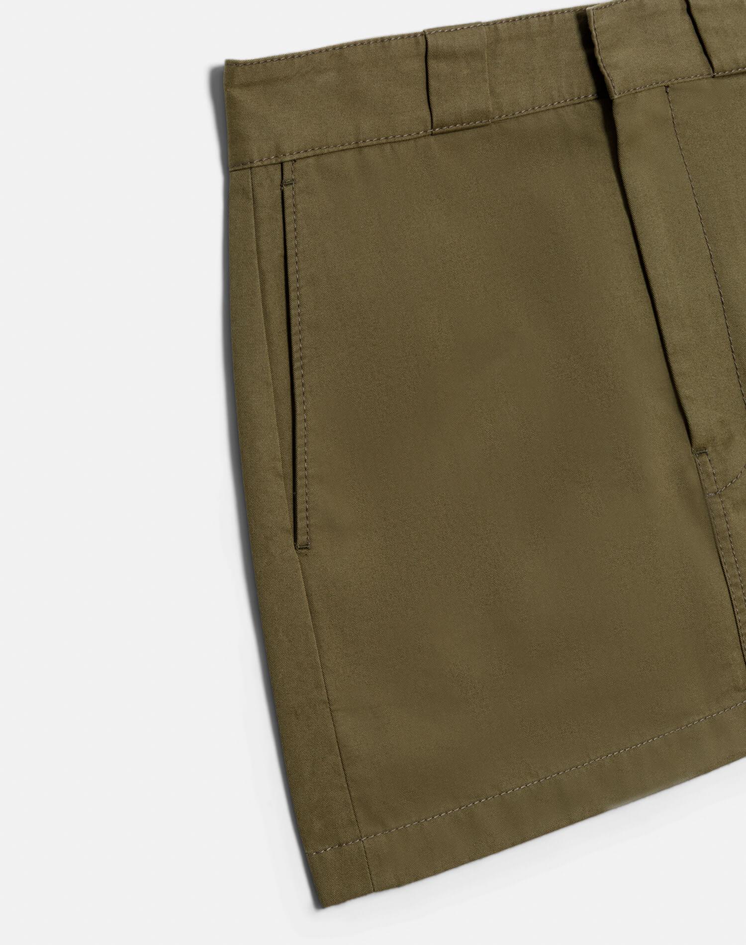 The Ollie Skirt - Army Green Product Image