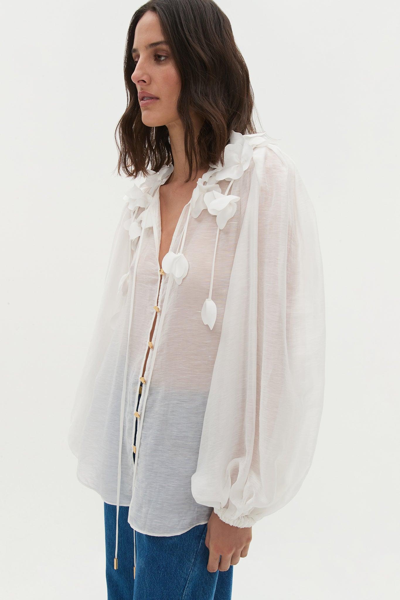 Camille Flower Blouse Product Image