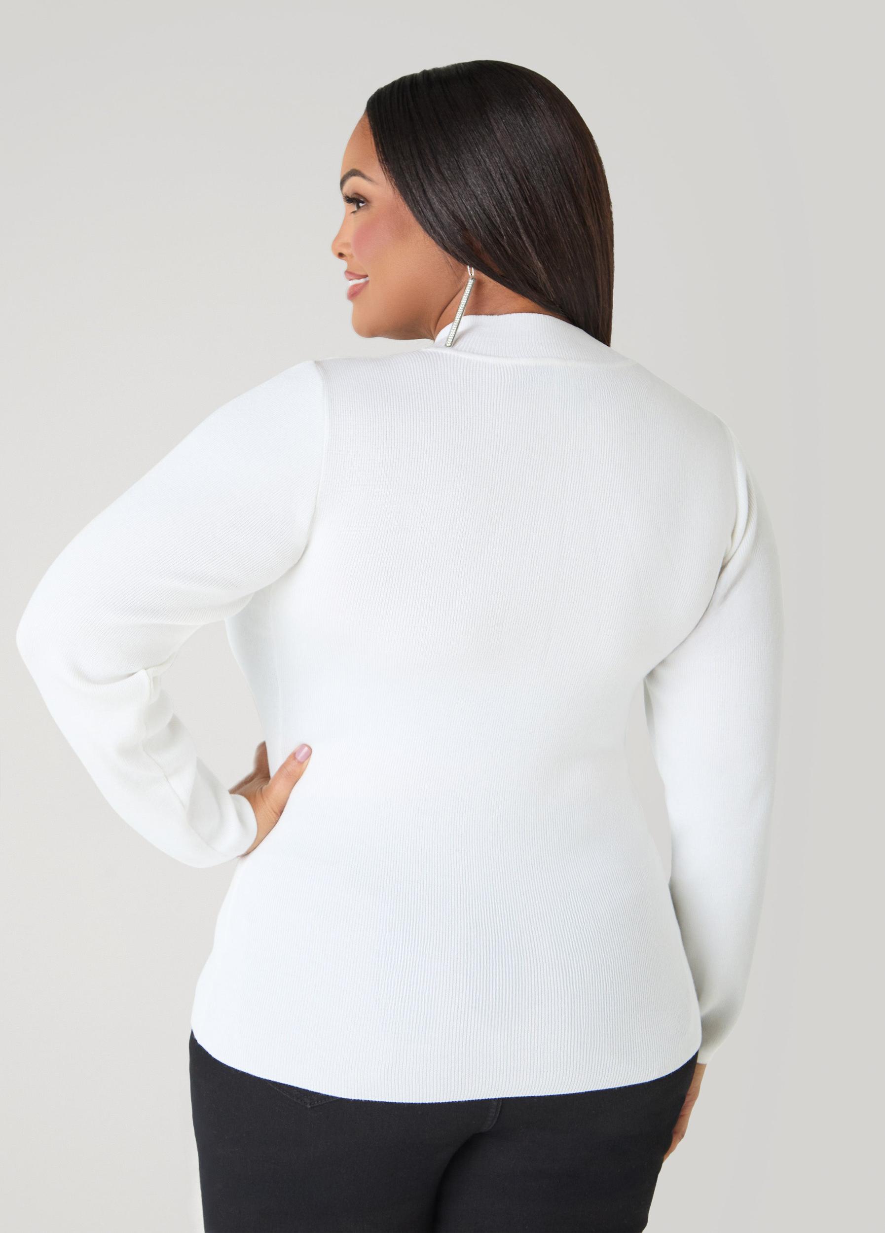 Cutout Crystal Sweater Product Image