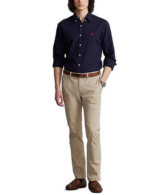 Polo Ralph Lauren Garment-Dye Oxford Classic Fit Long Sleeve Woven Shirt Product Image